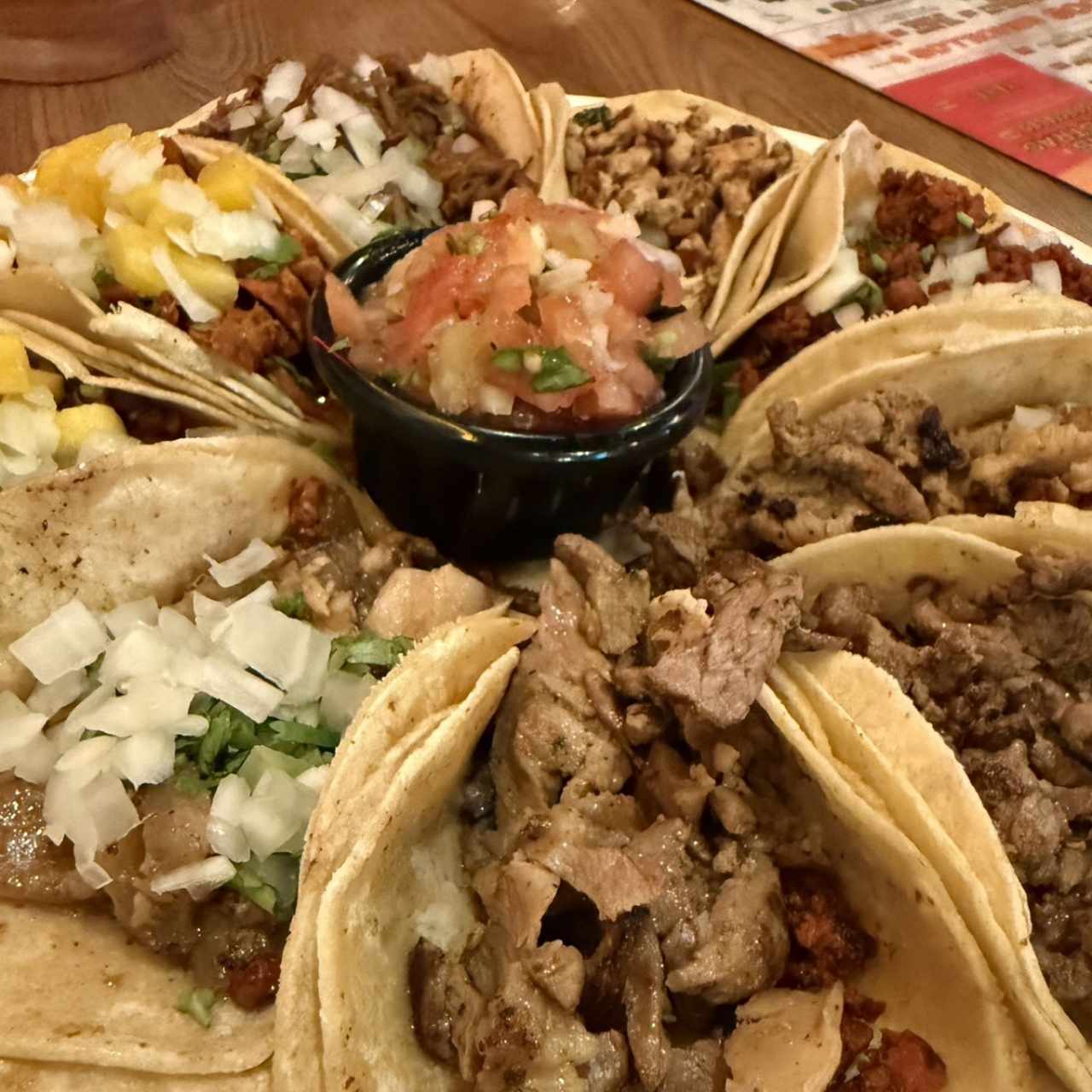 9 tacos variados