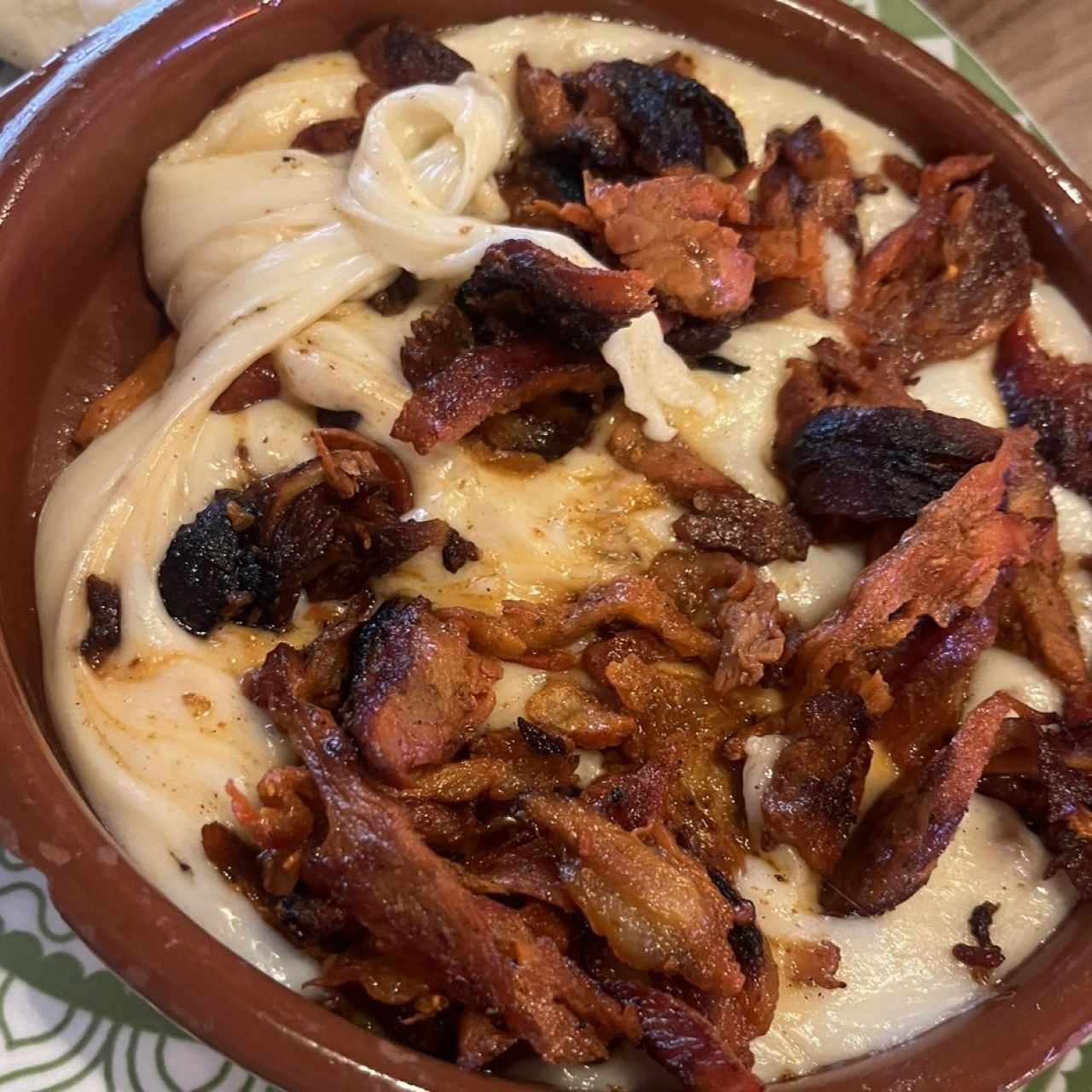 Queso Fundido con Longaniza