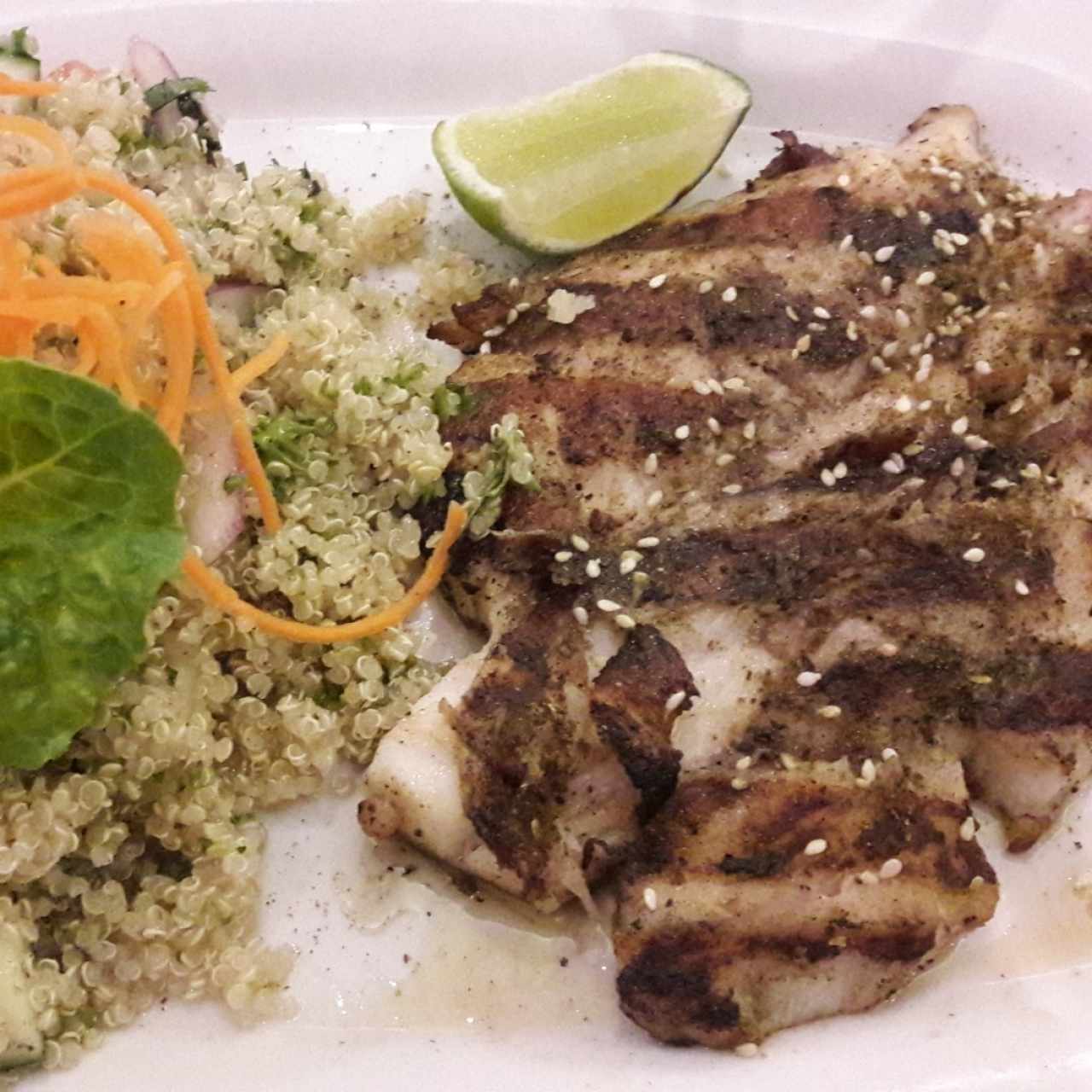 Corvina al grill! Excelente