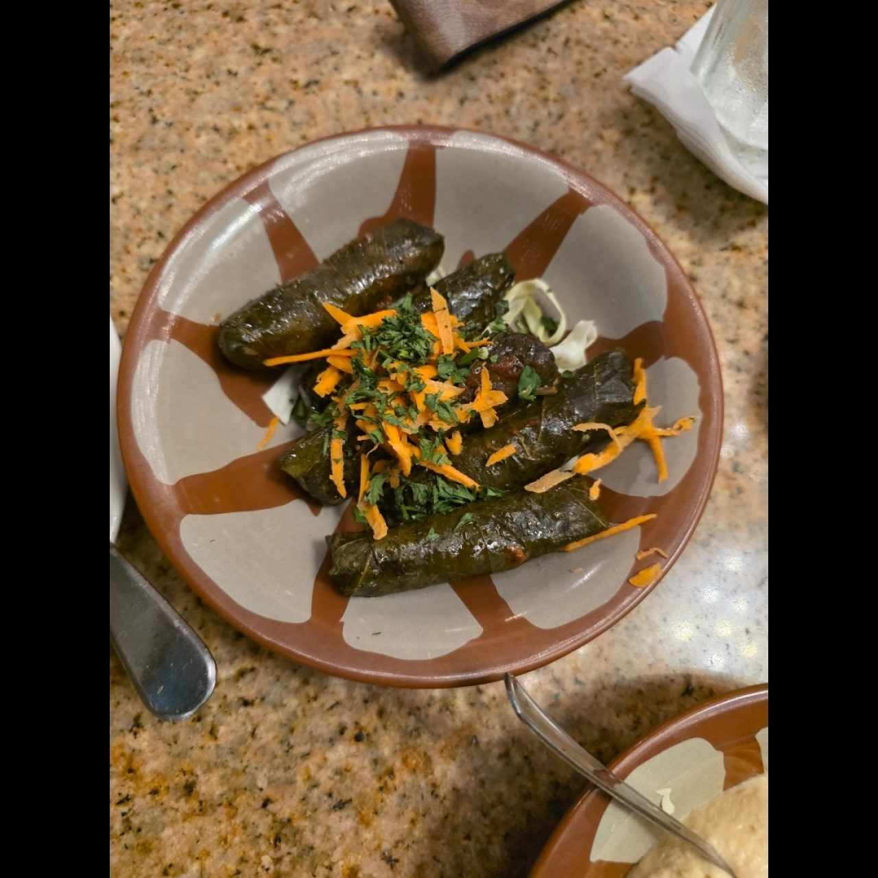rollitos hoja parra