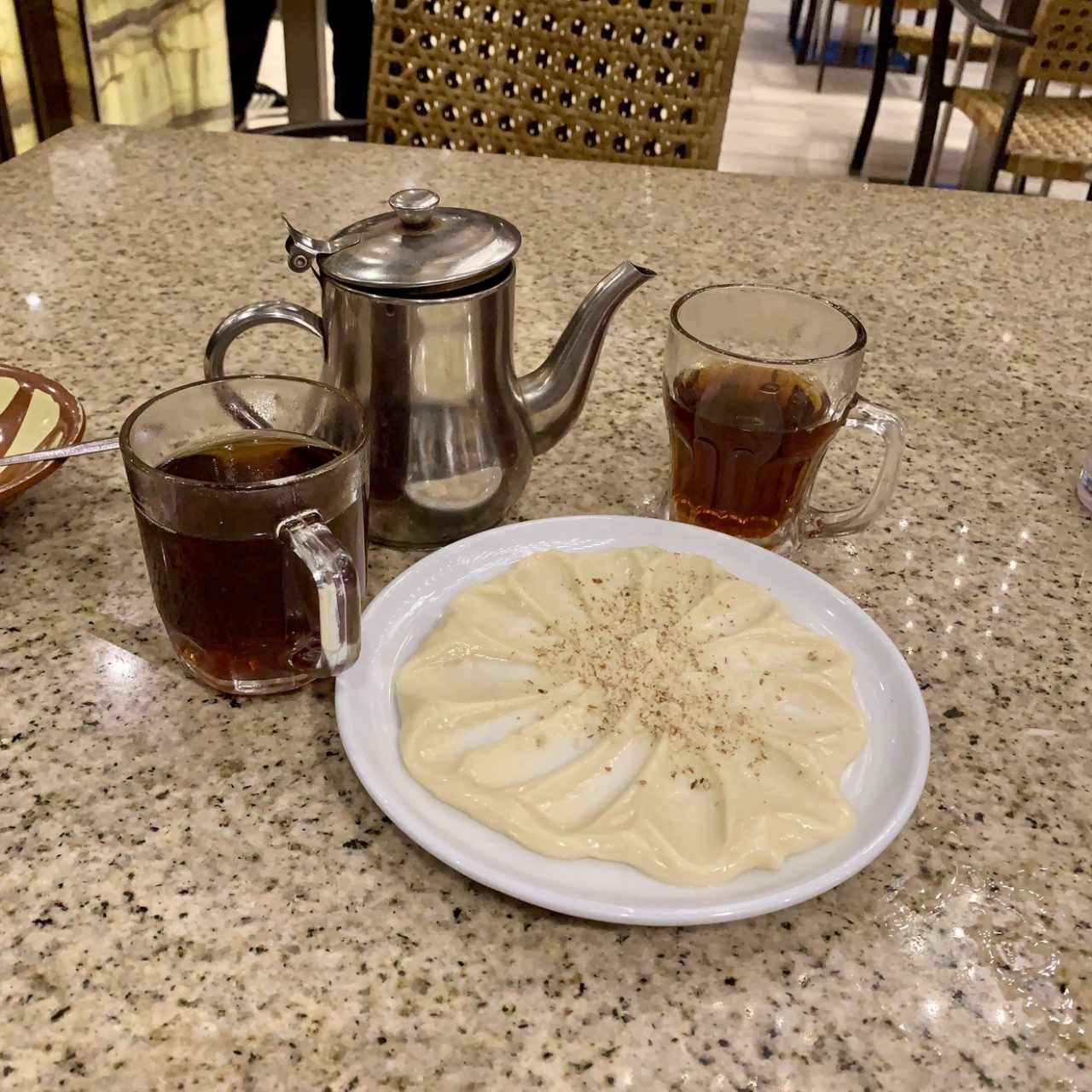 Té arabe y postre de cortesía 