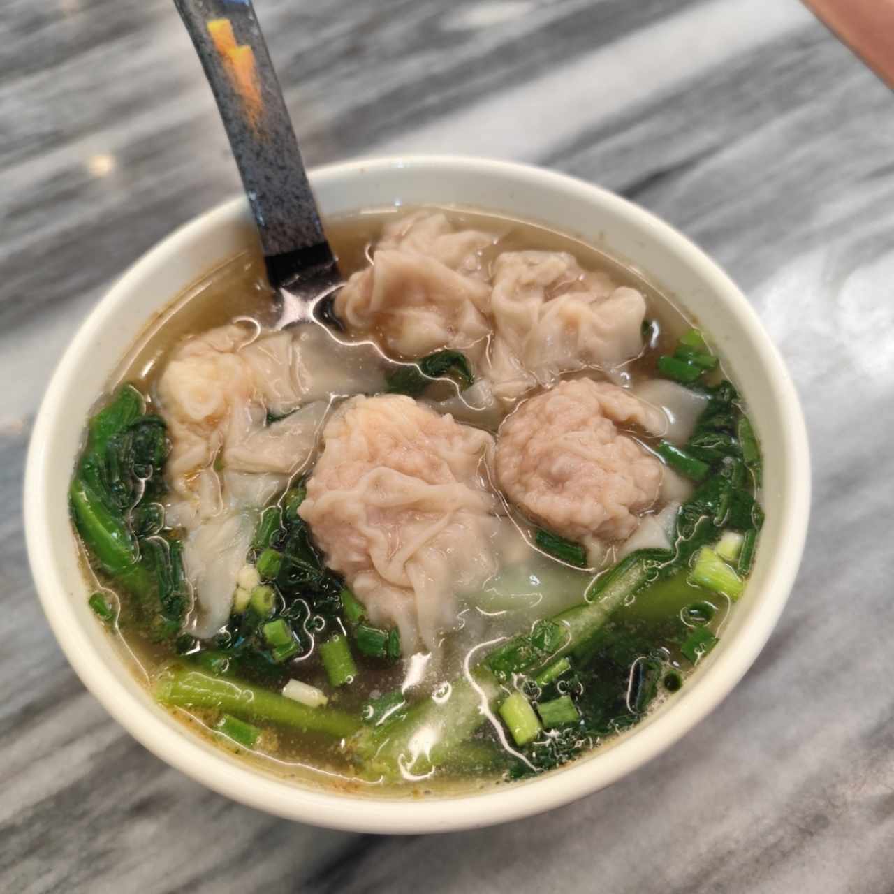 Sopa De Wanton De Puerco Con Fideos