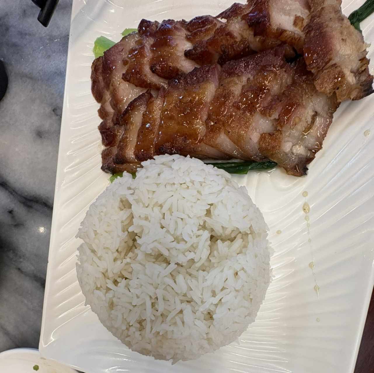 Arroz Con Puerco Liso Asado