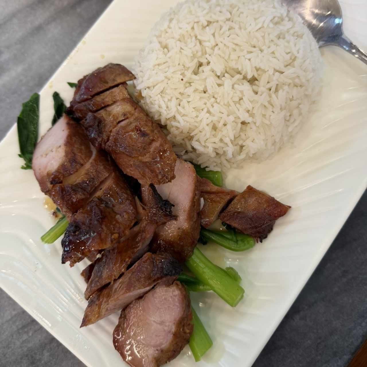 Arroz Con Puerco Liso Asado