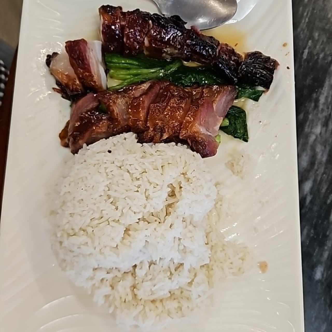 Arroz Con Puerco Liso Asado