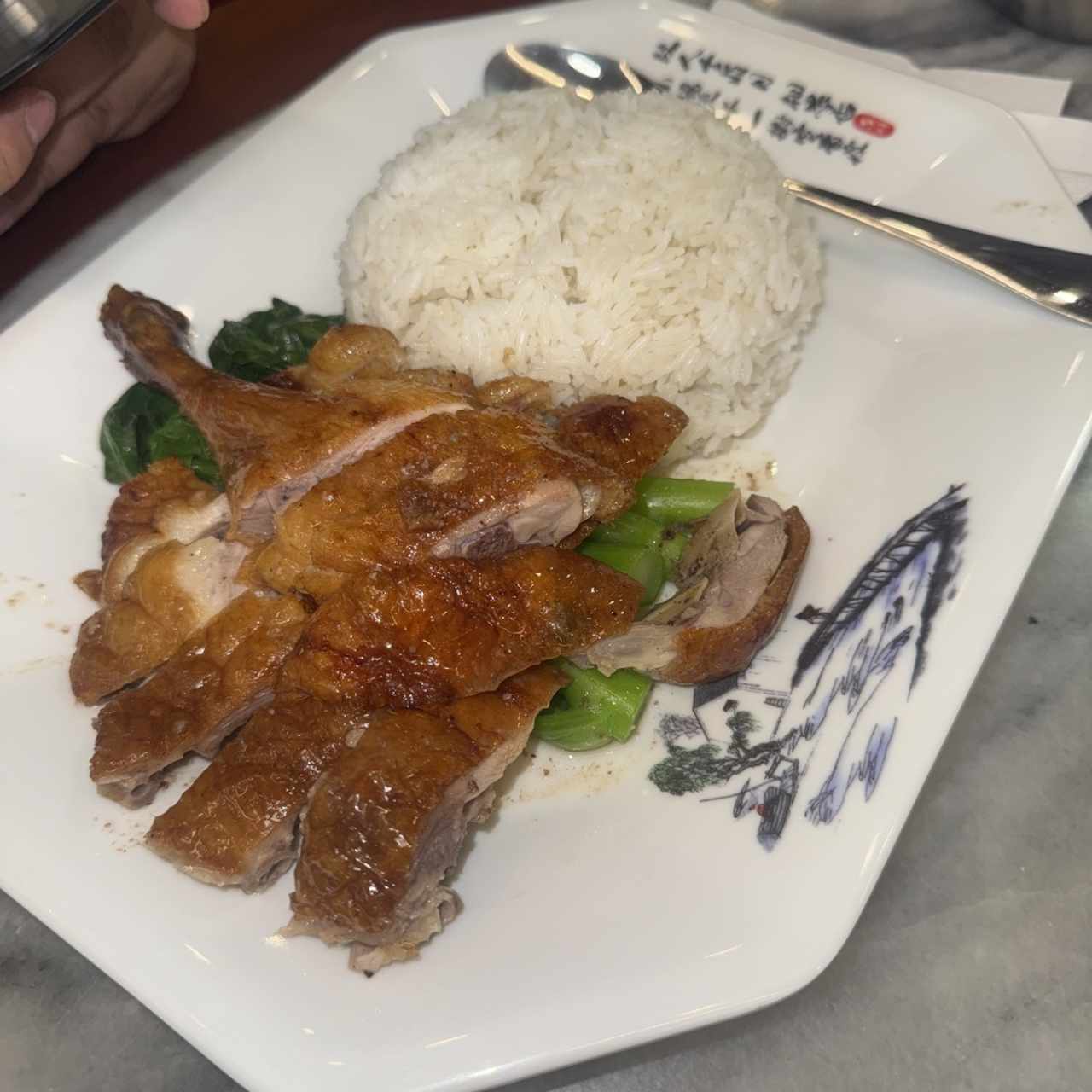 Pato con arroz