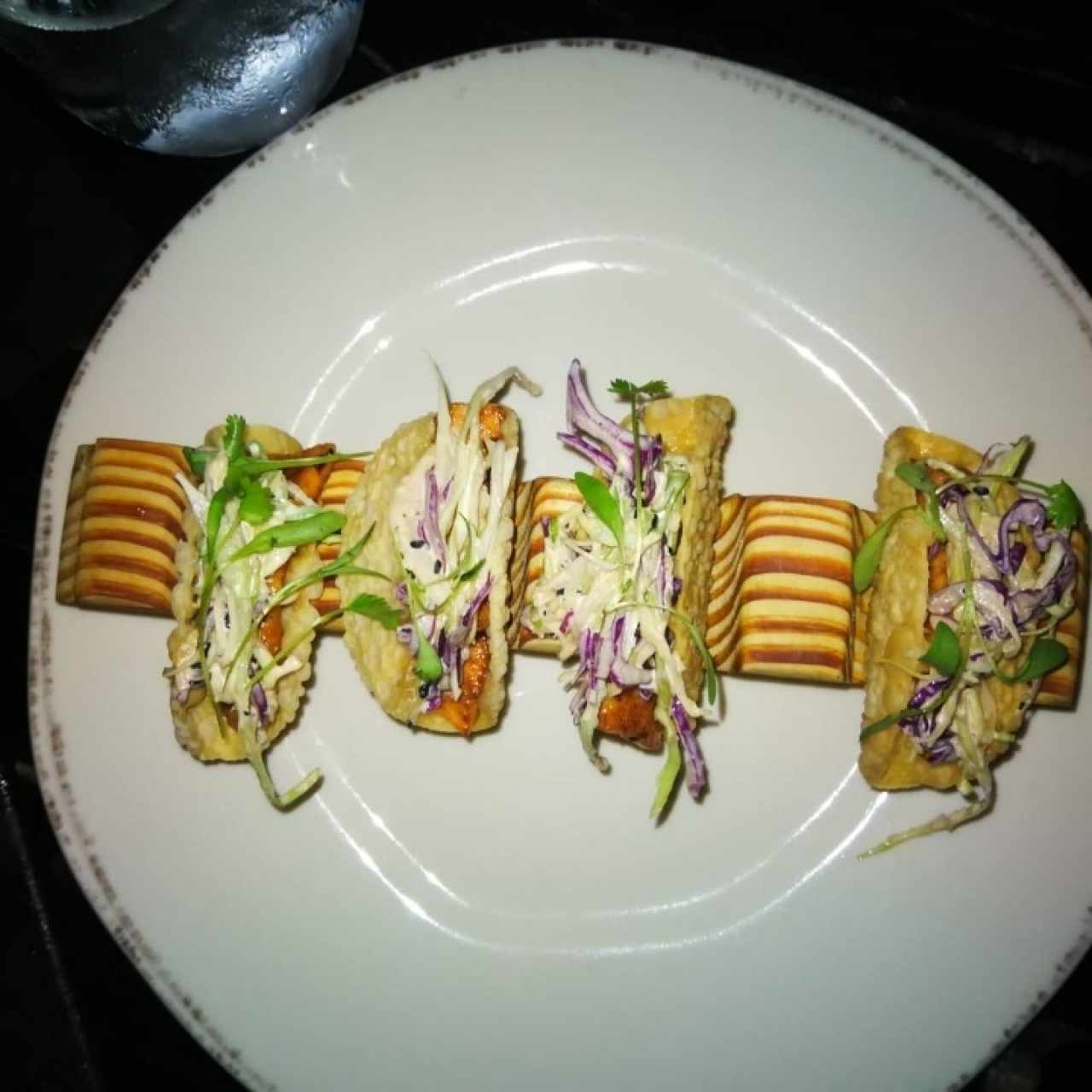 Entradas - Tacos de Salmón