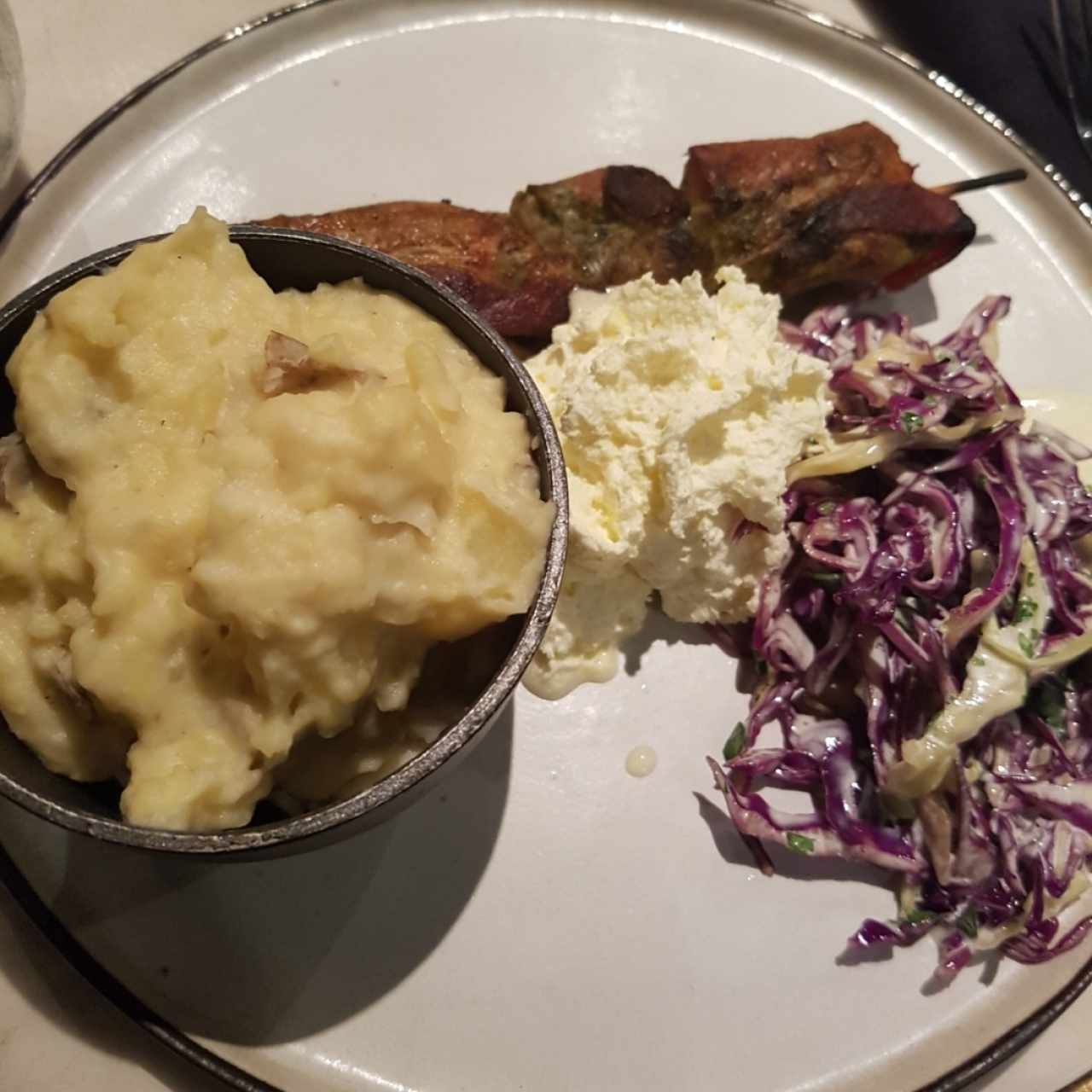 Brocheta de pollo