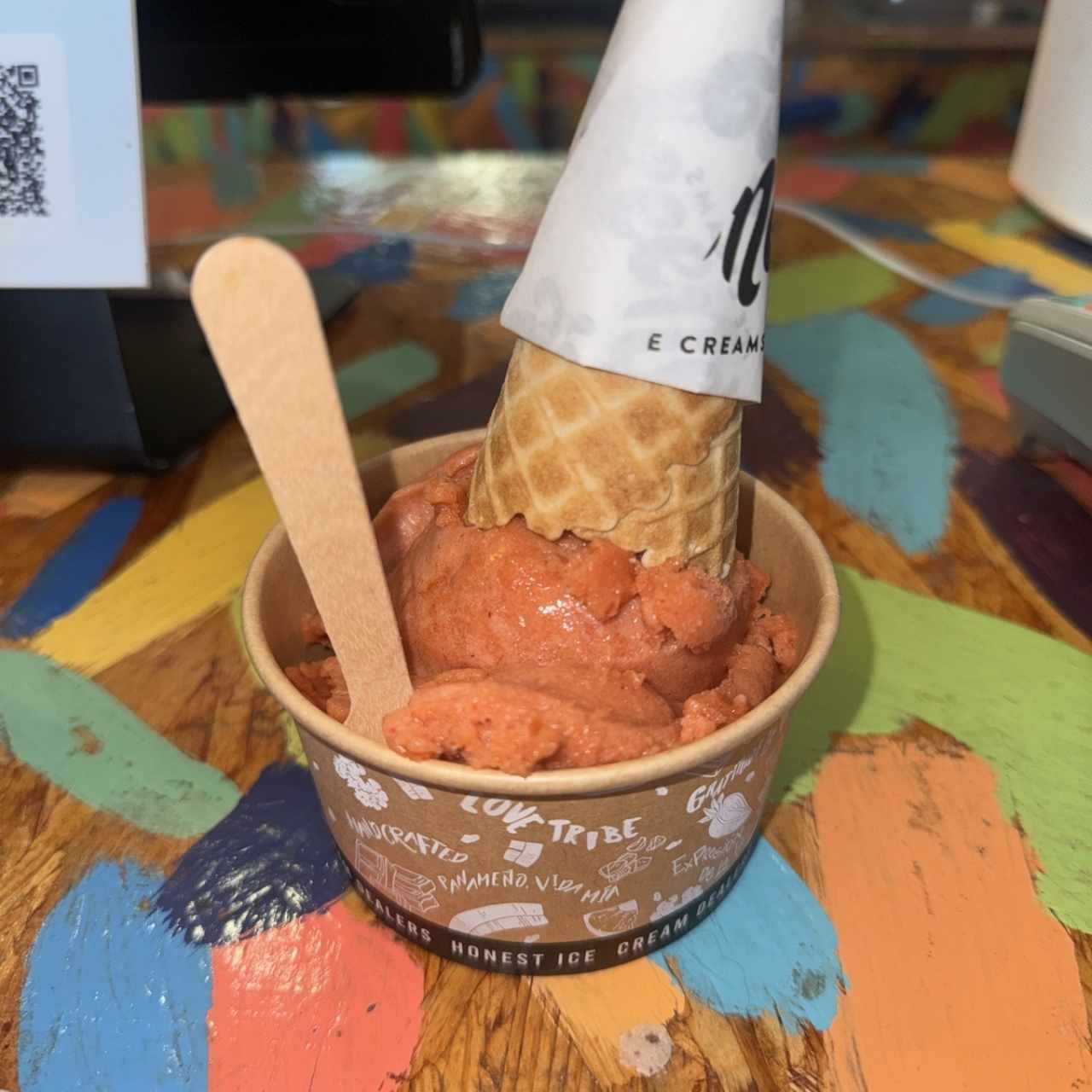 Marco sorbet de tamarindo fresa y maracuya