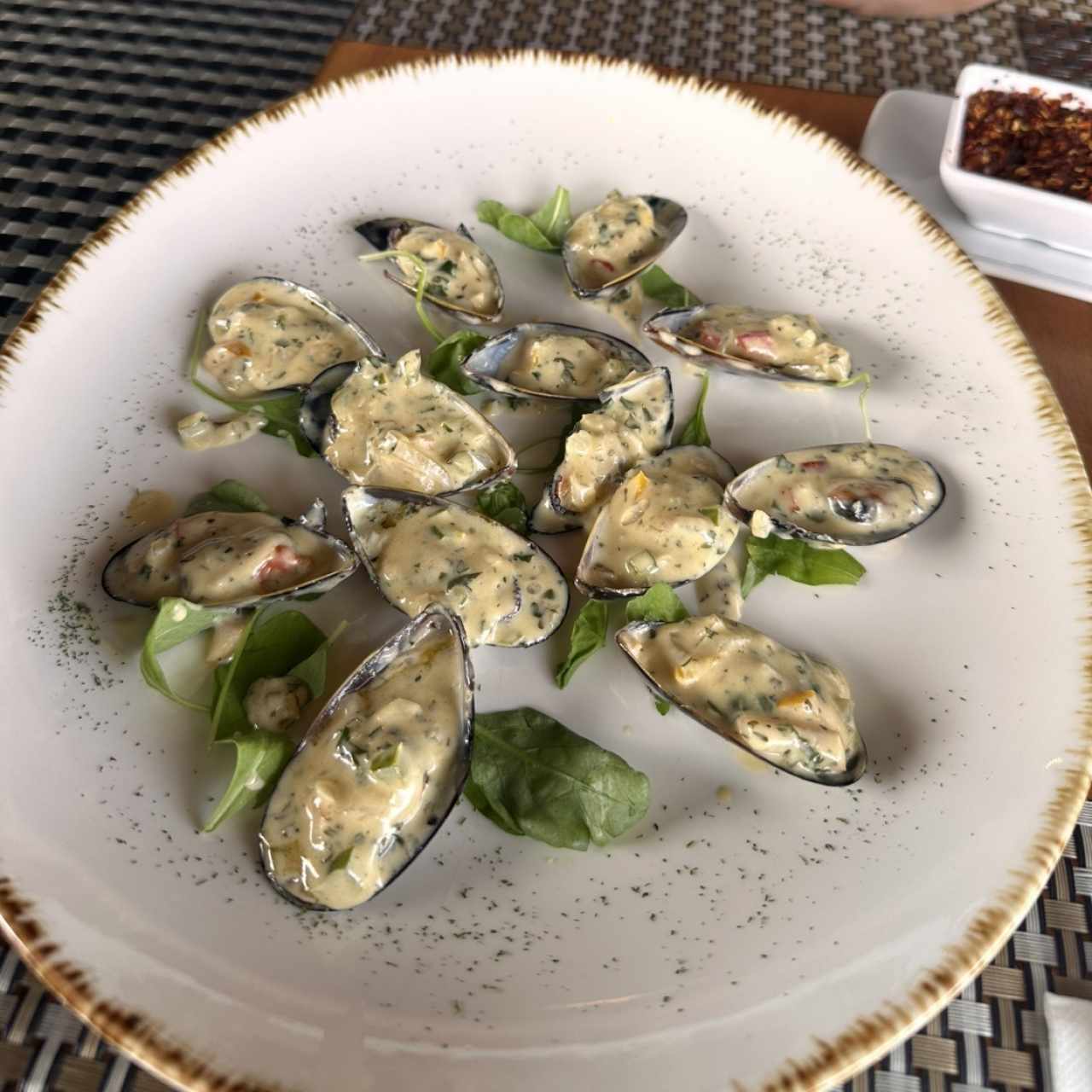 Mejillones gratinados