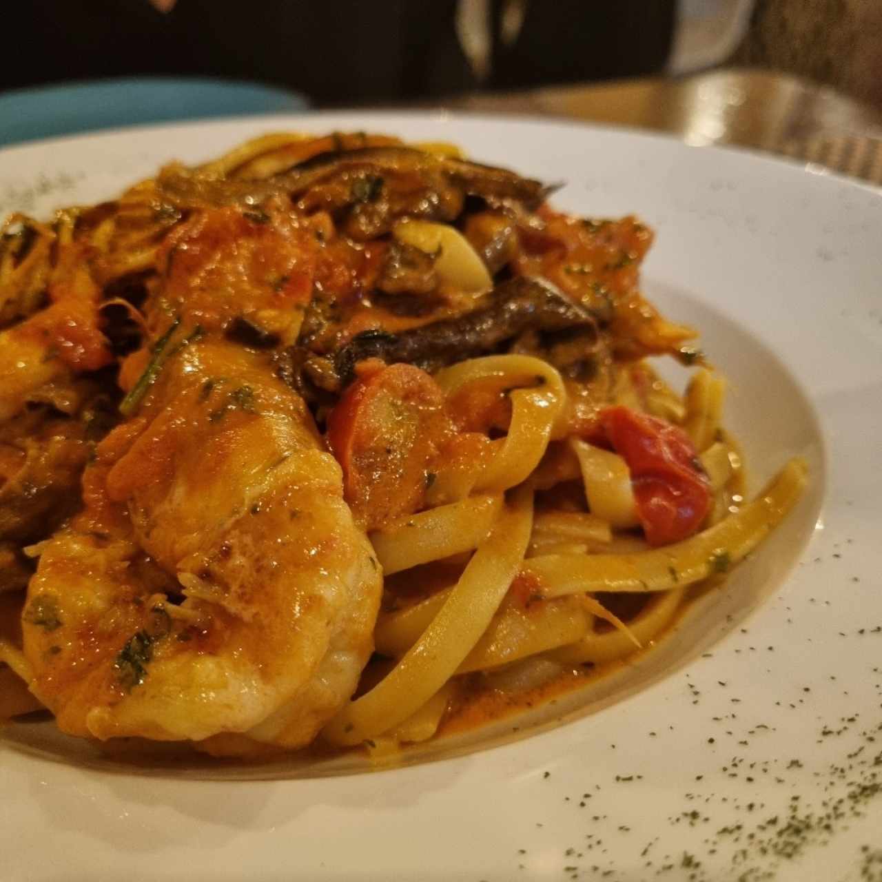 Pastas - Gamberoni Al Funghi