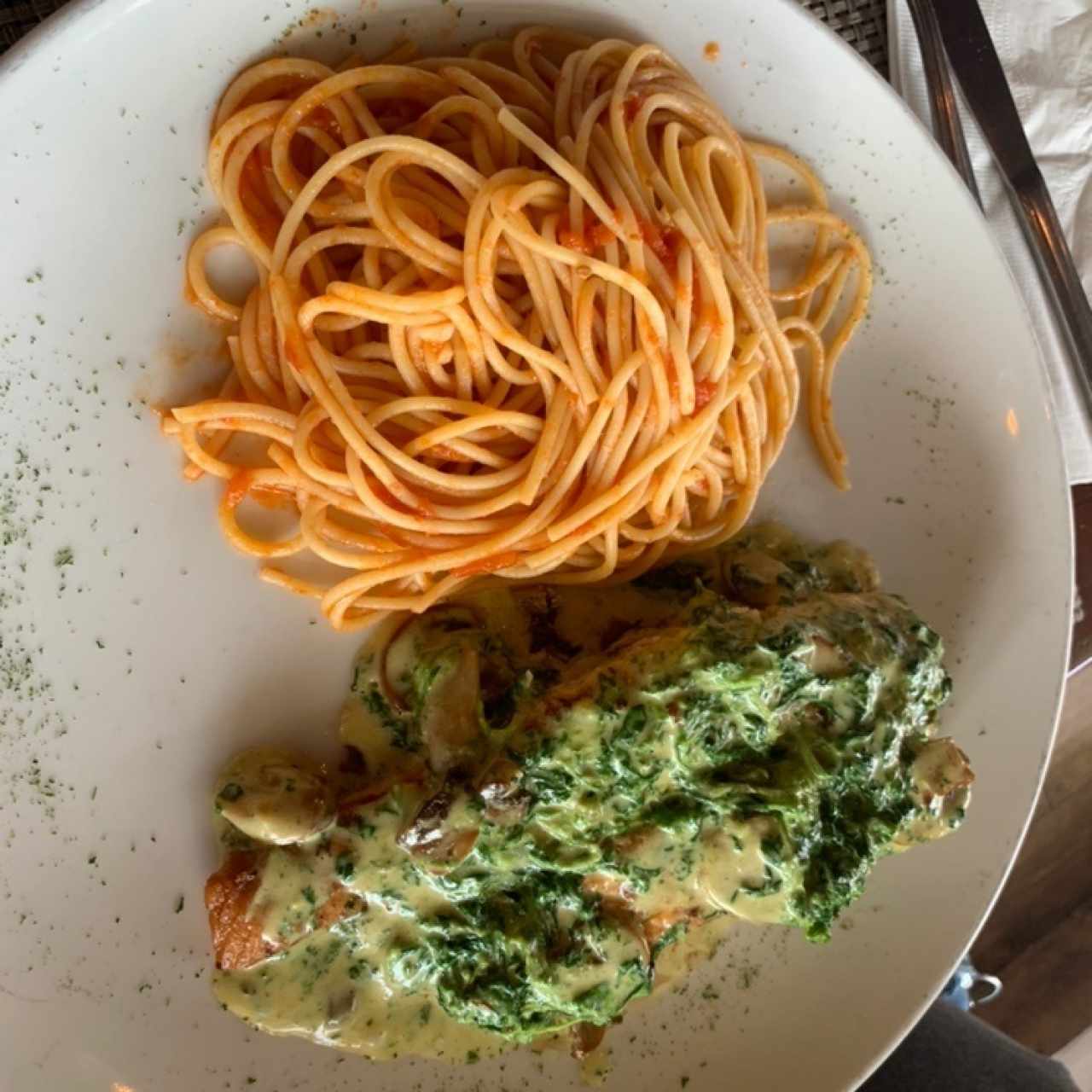 Salmón a la Siciliana