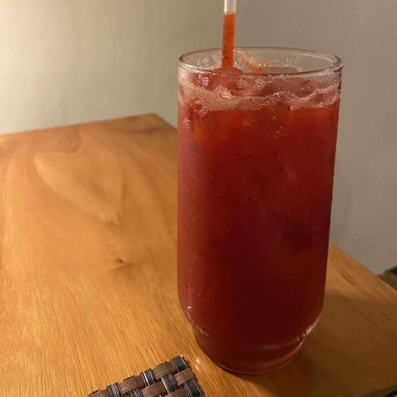 Jugo de fresa