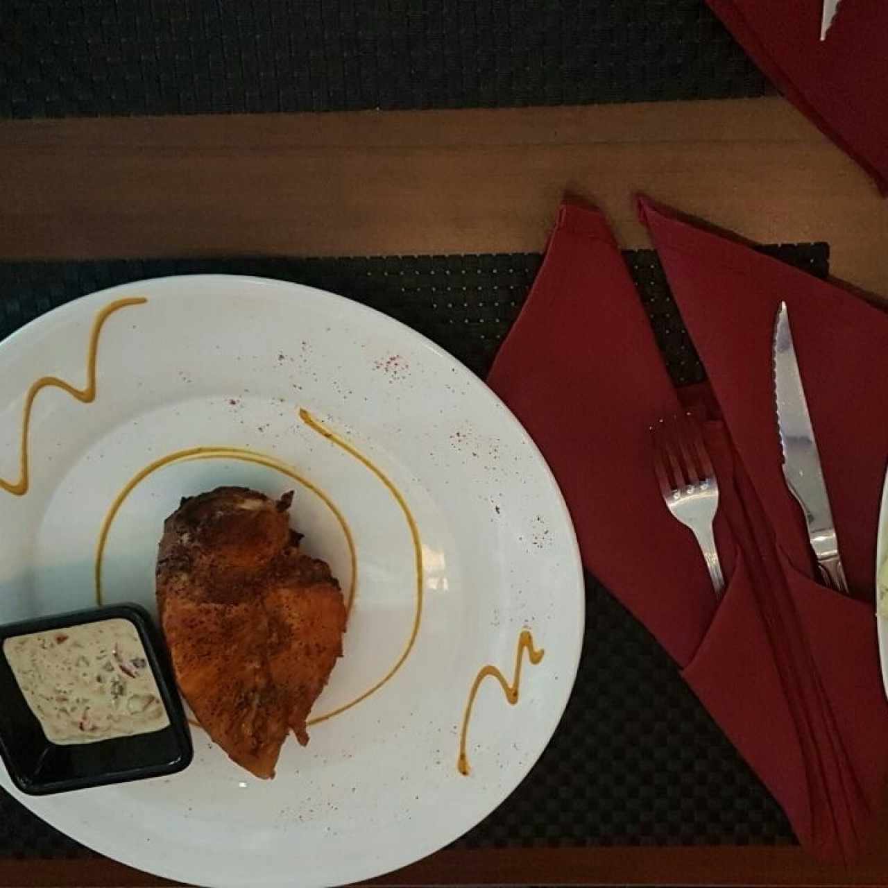 Pechuga de pollo Dalí