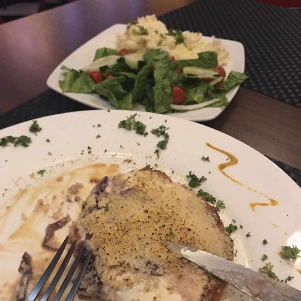 Pechuga de pollo Dalí