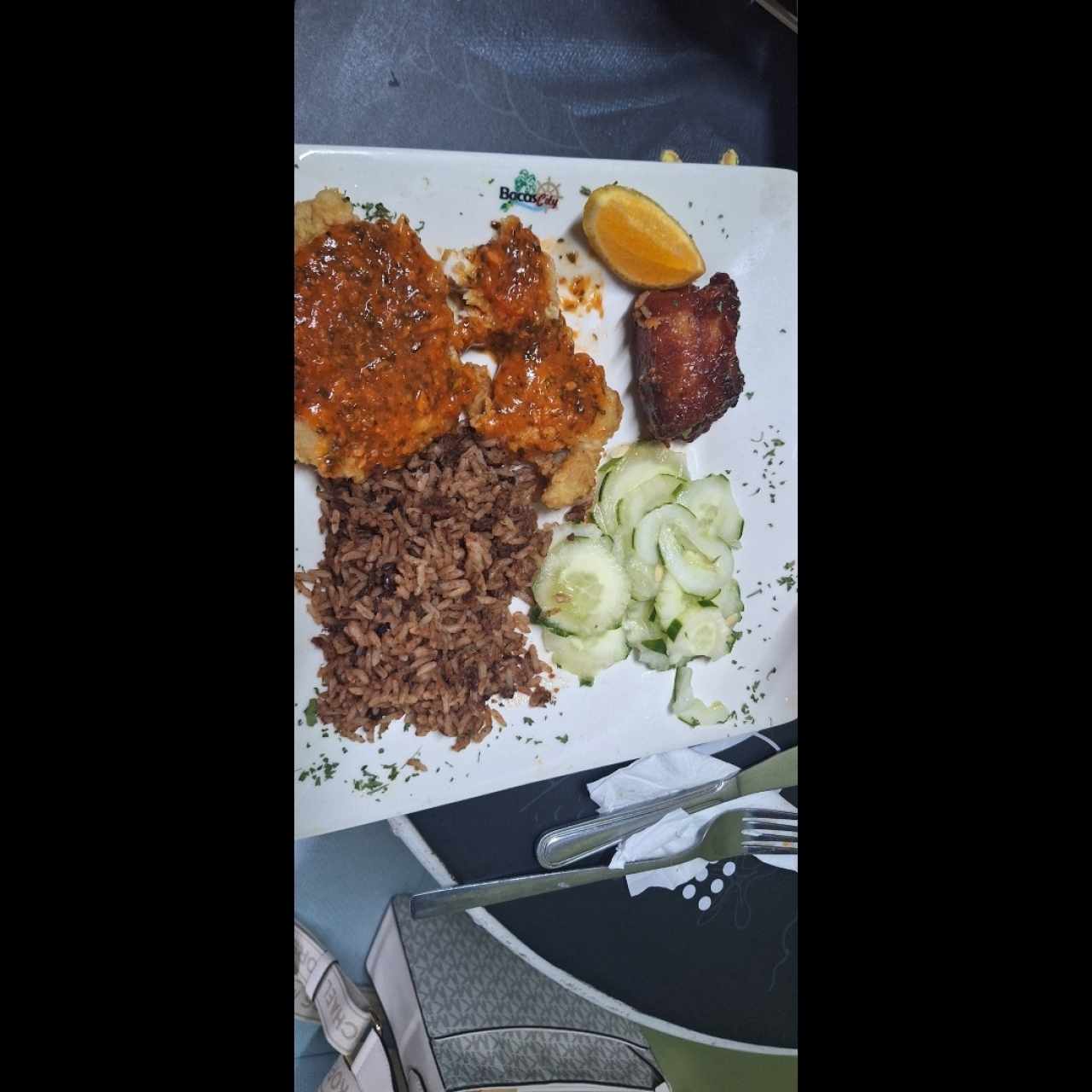 Pescado al ajillo