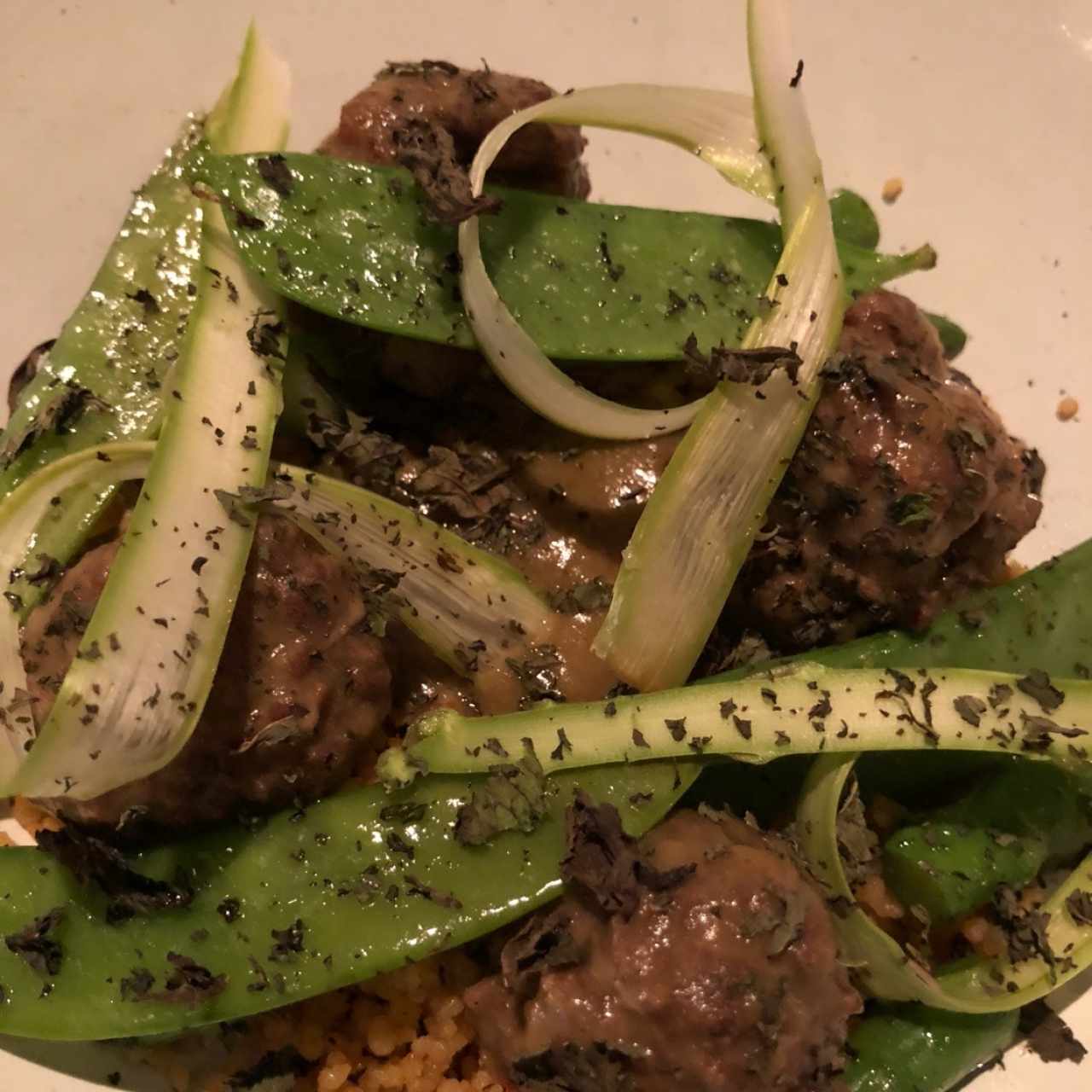 albondigas de cordero con couscous   