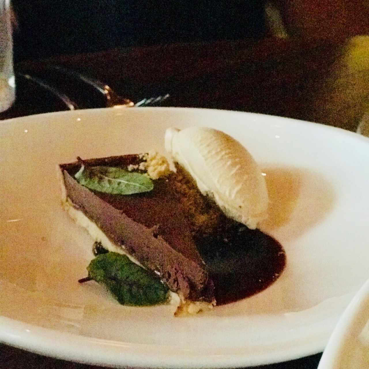 Tarta de Chocolate con Helado de Peanut Butter