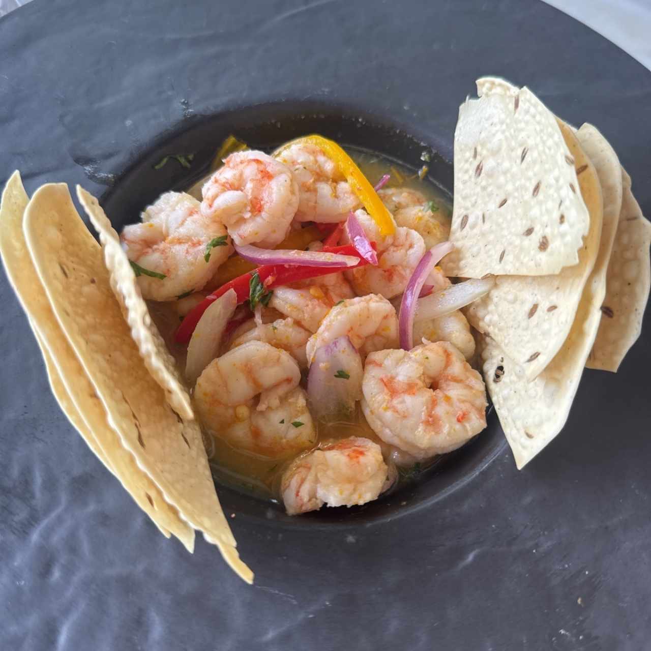 Ceviche de camarón 