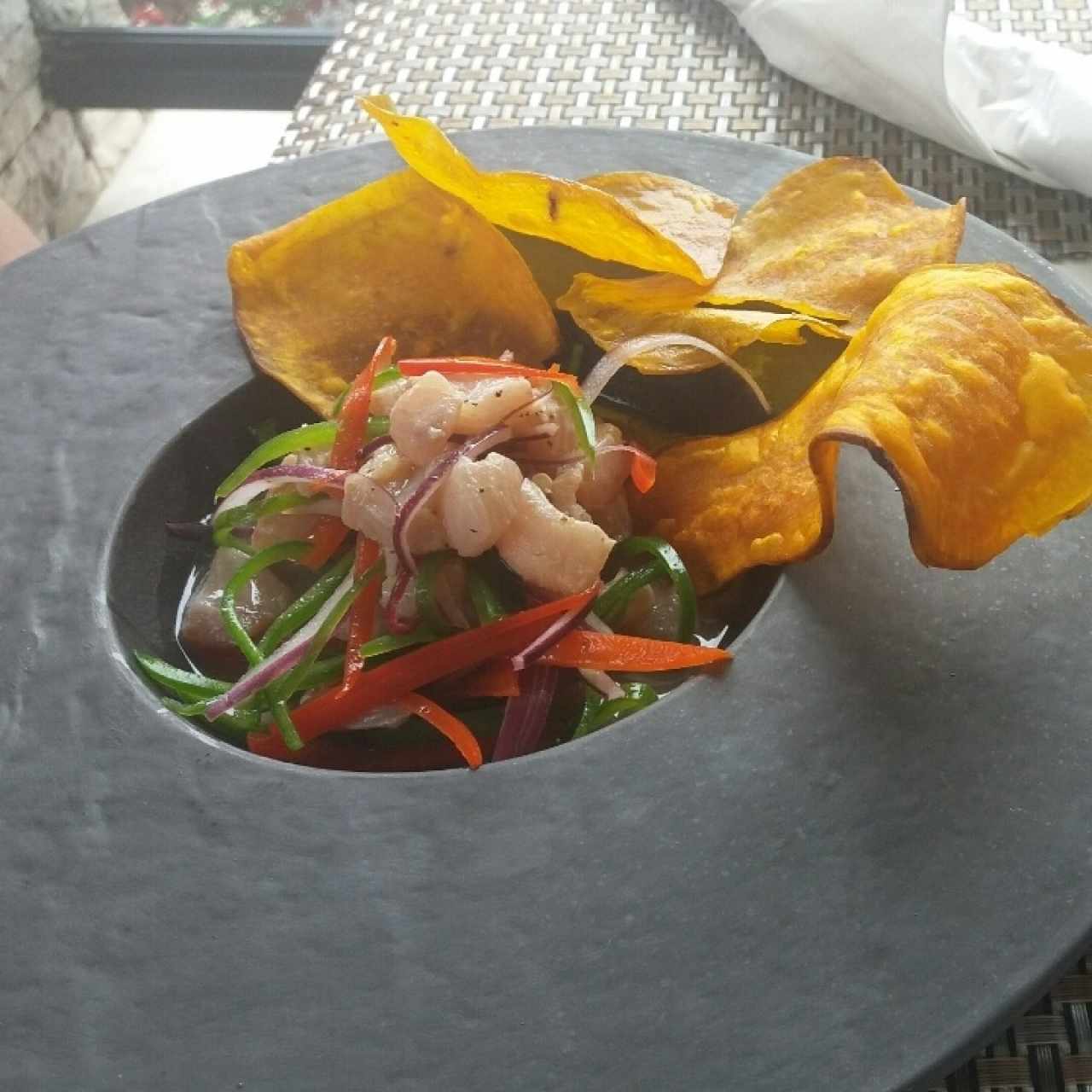 ceviche de Corvina 