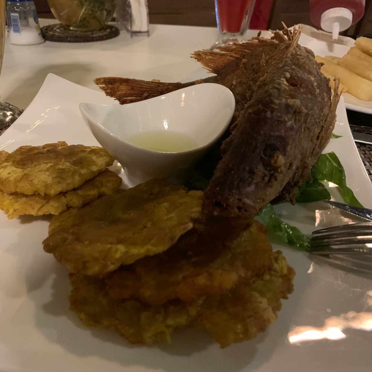 Pescado frito
