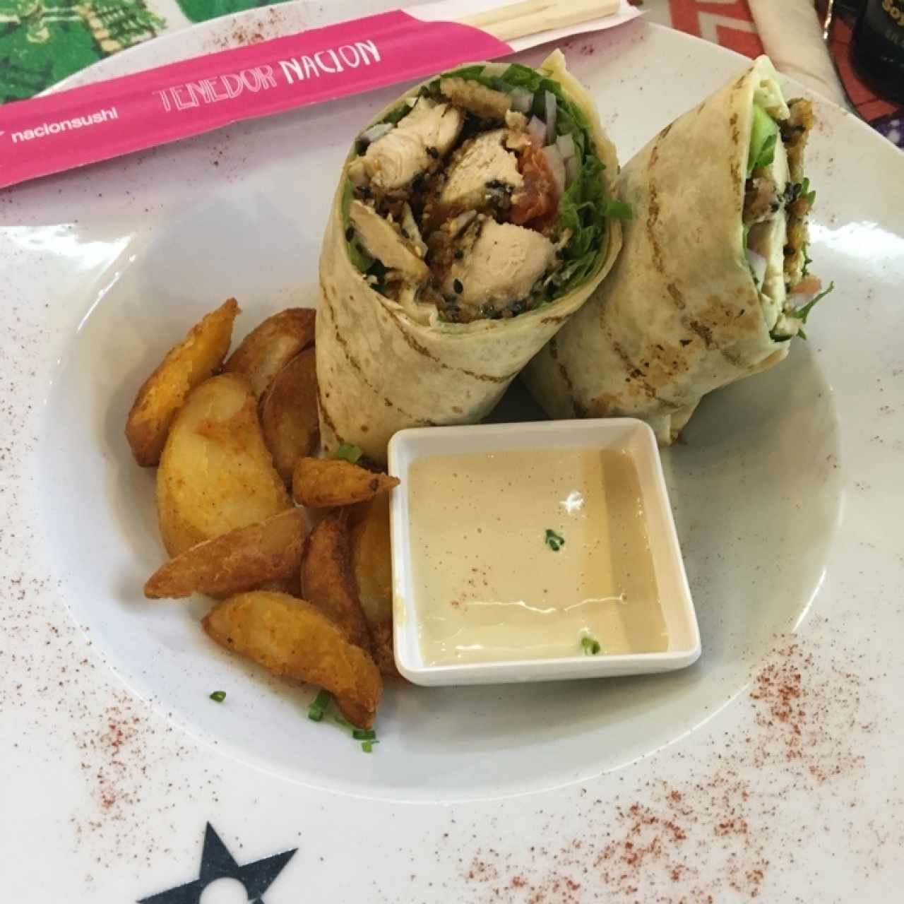 wraps de pollo! 
