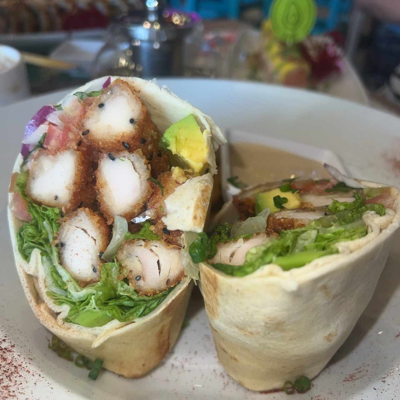 Wrap de Pollo Thai
