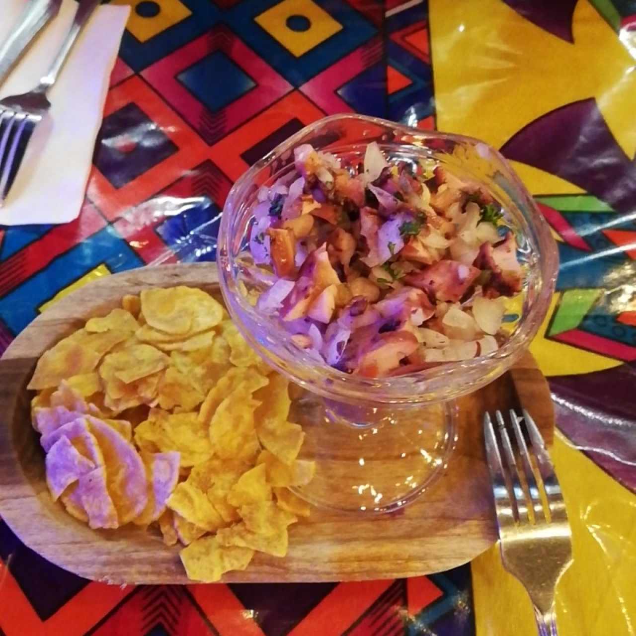 ceviche de pulpo