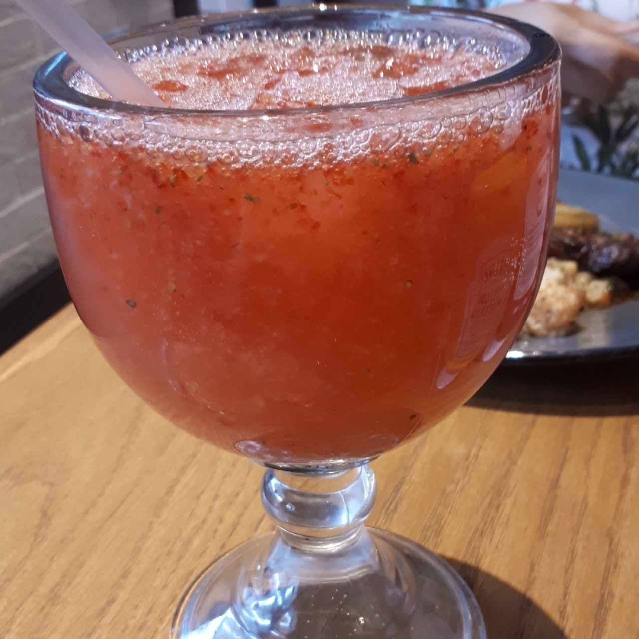 jugo de fresa