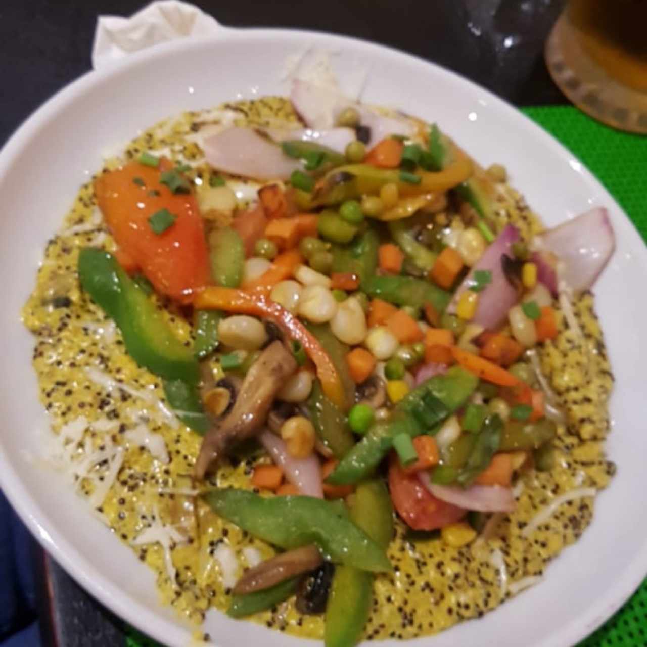 Quinotto de vegetales 