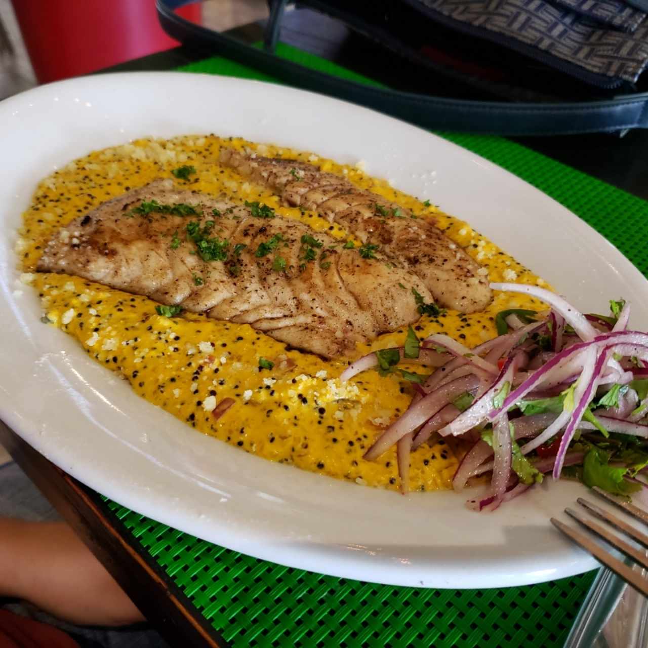 Quinoto con pescado