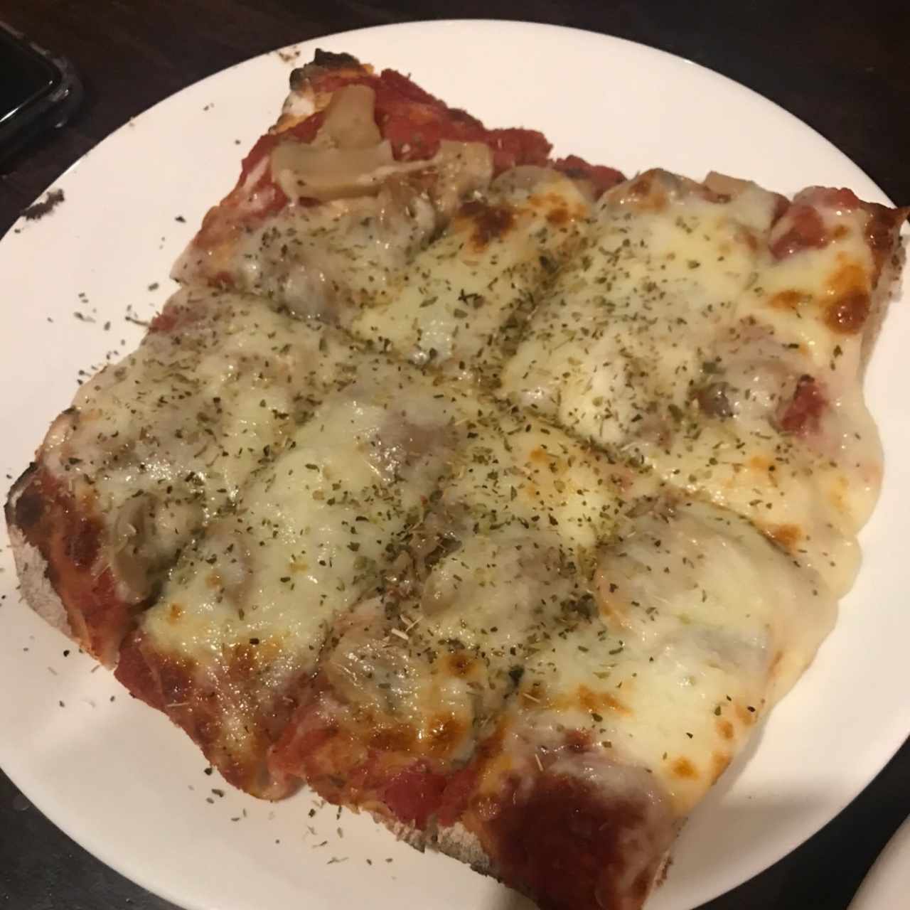 Pizza Bacon con Hongos