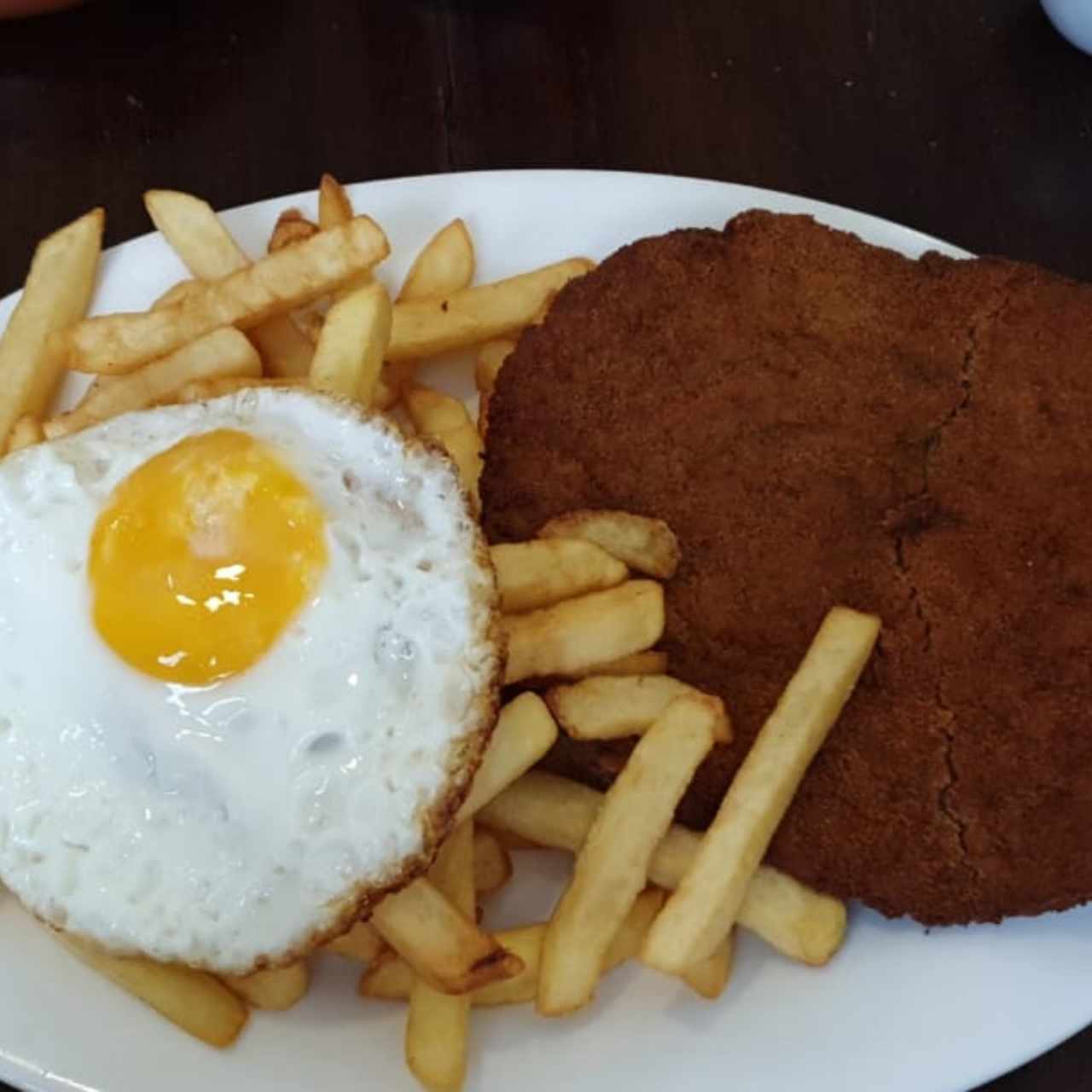 Milanesa a caballo