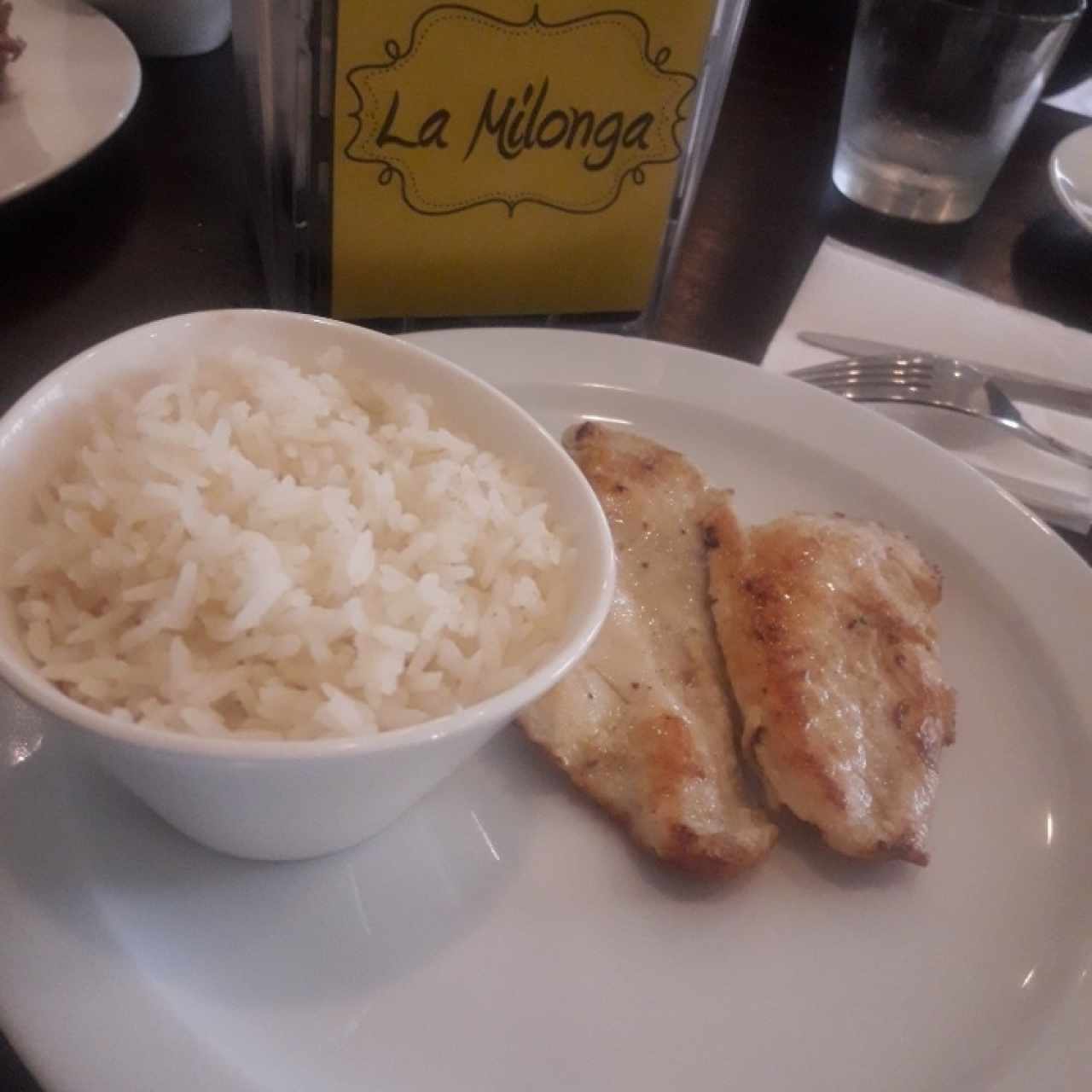 Pollo a la plancha