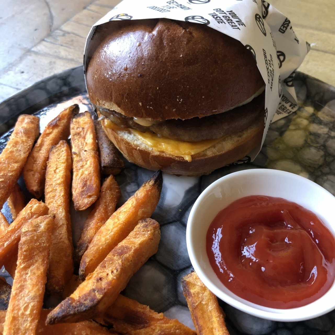 Egg Cheese Burger