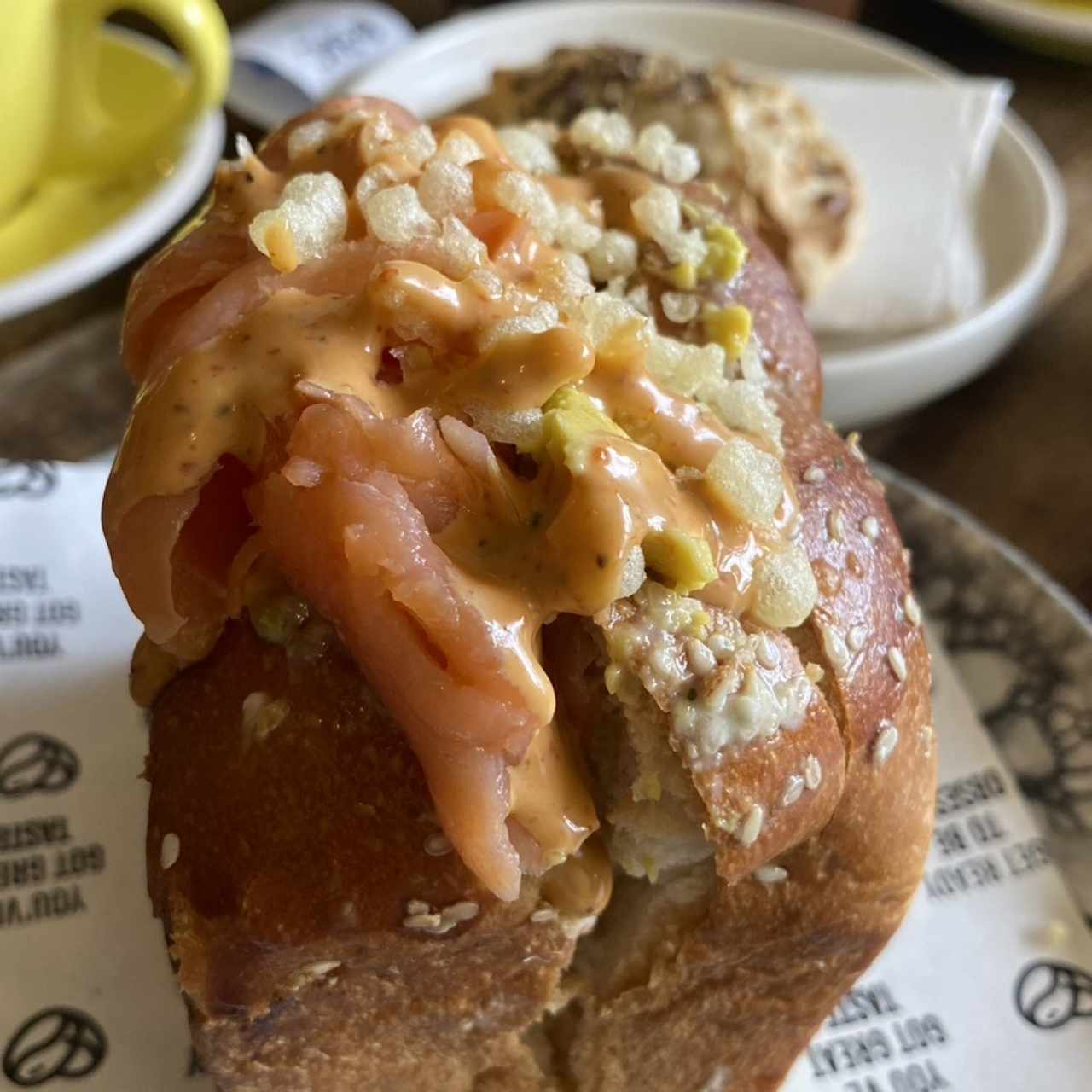 SANDWICHS - THE SALMON ROLL