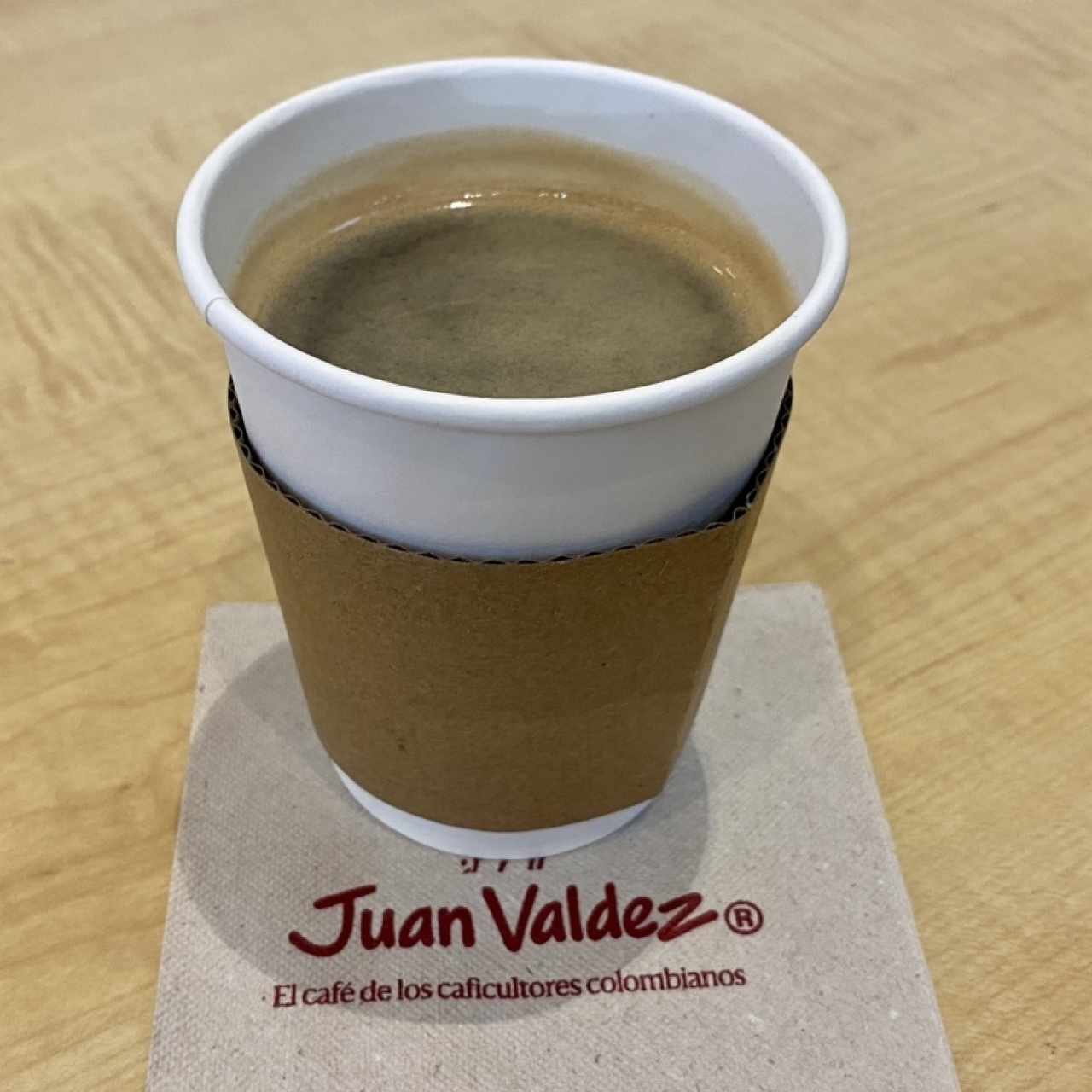 Café negro americano 