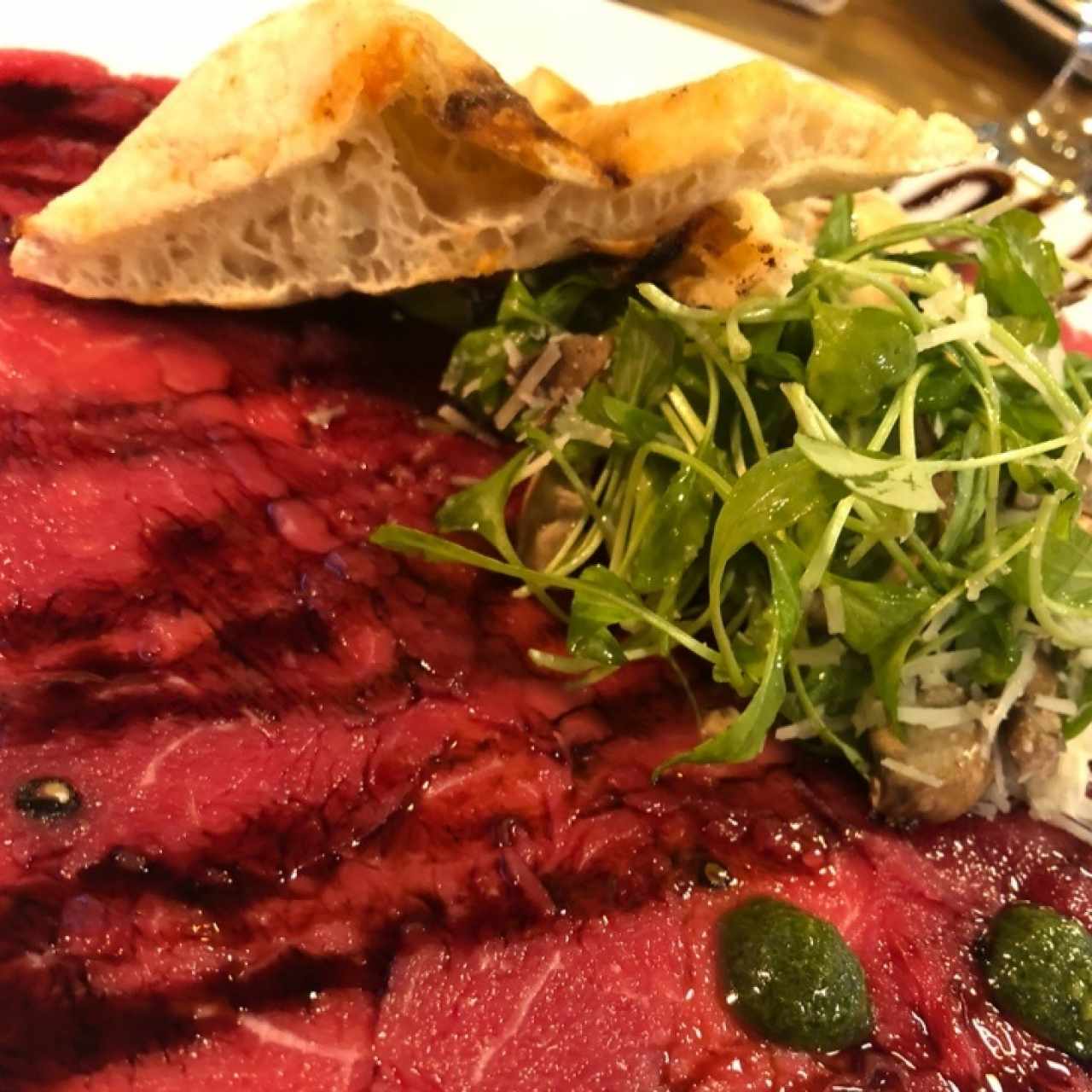 carpaccio de res