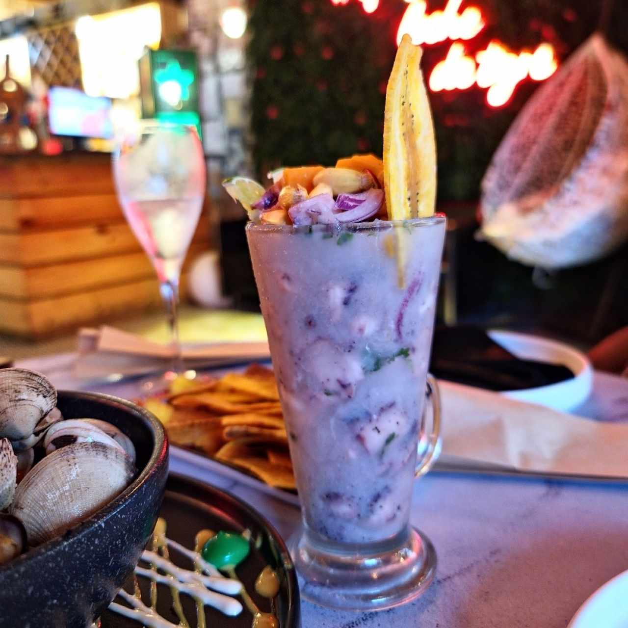 ceviche de combinación 