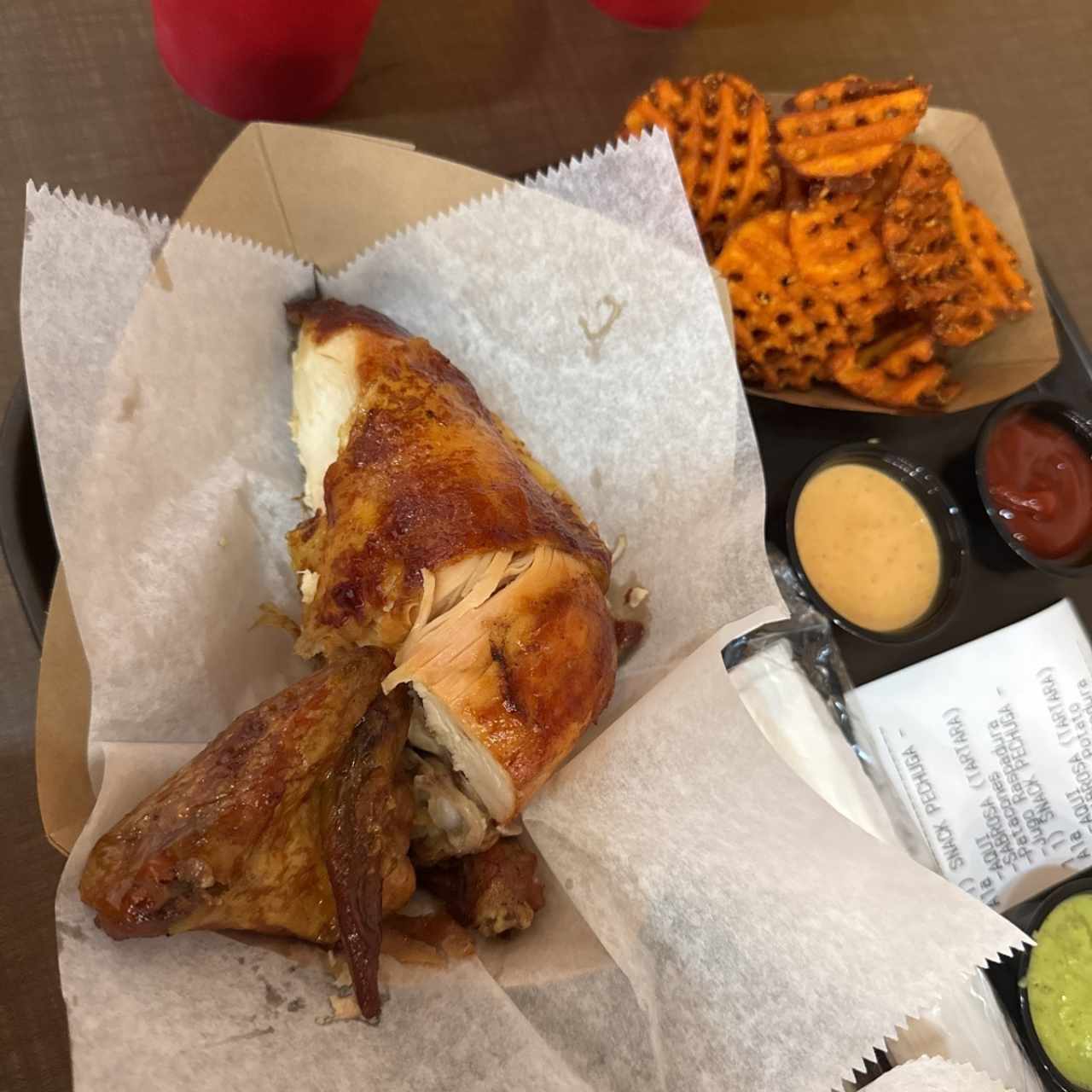 1/4 de pollo pechuga
