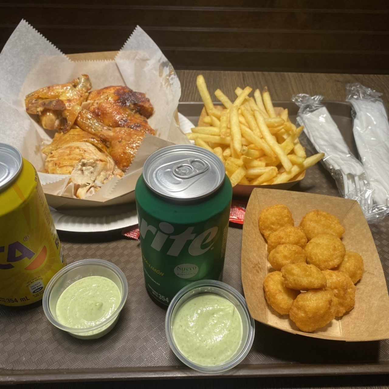Combo 1/2 pollo 