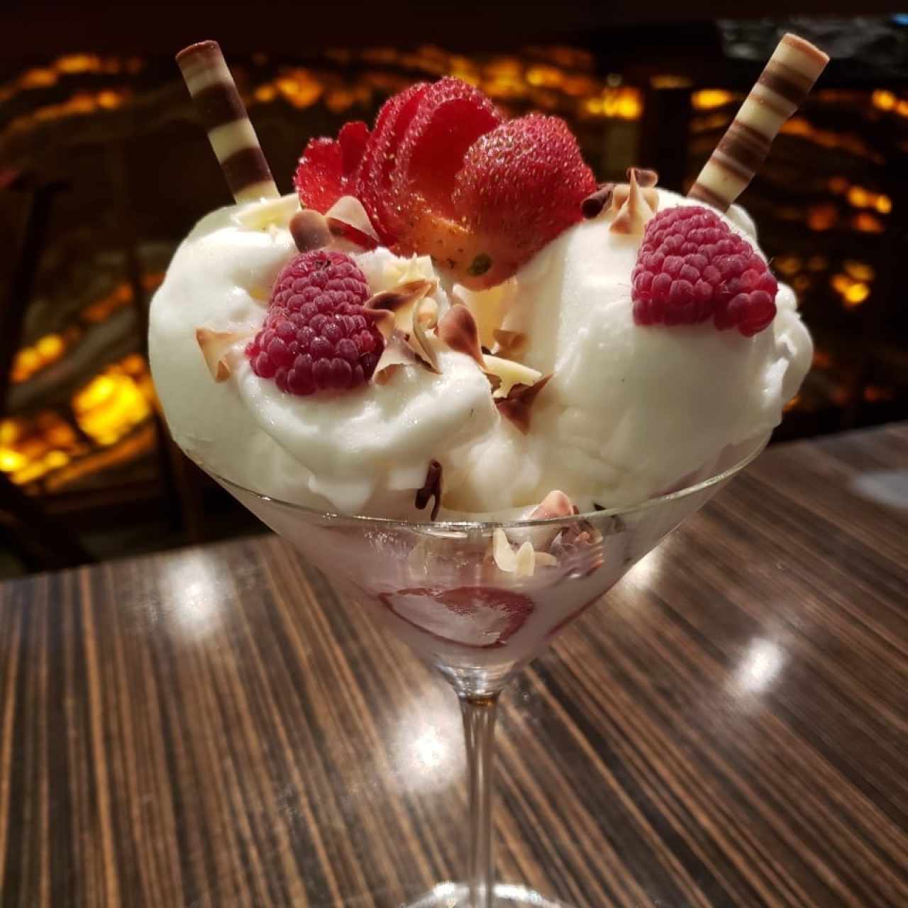 helado de lychee, delicioso postre 😍