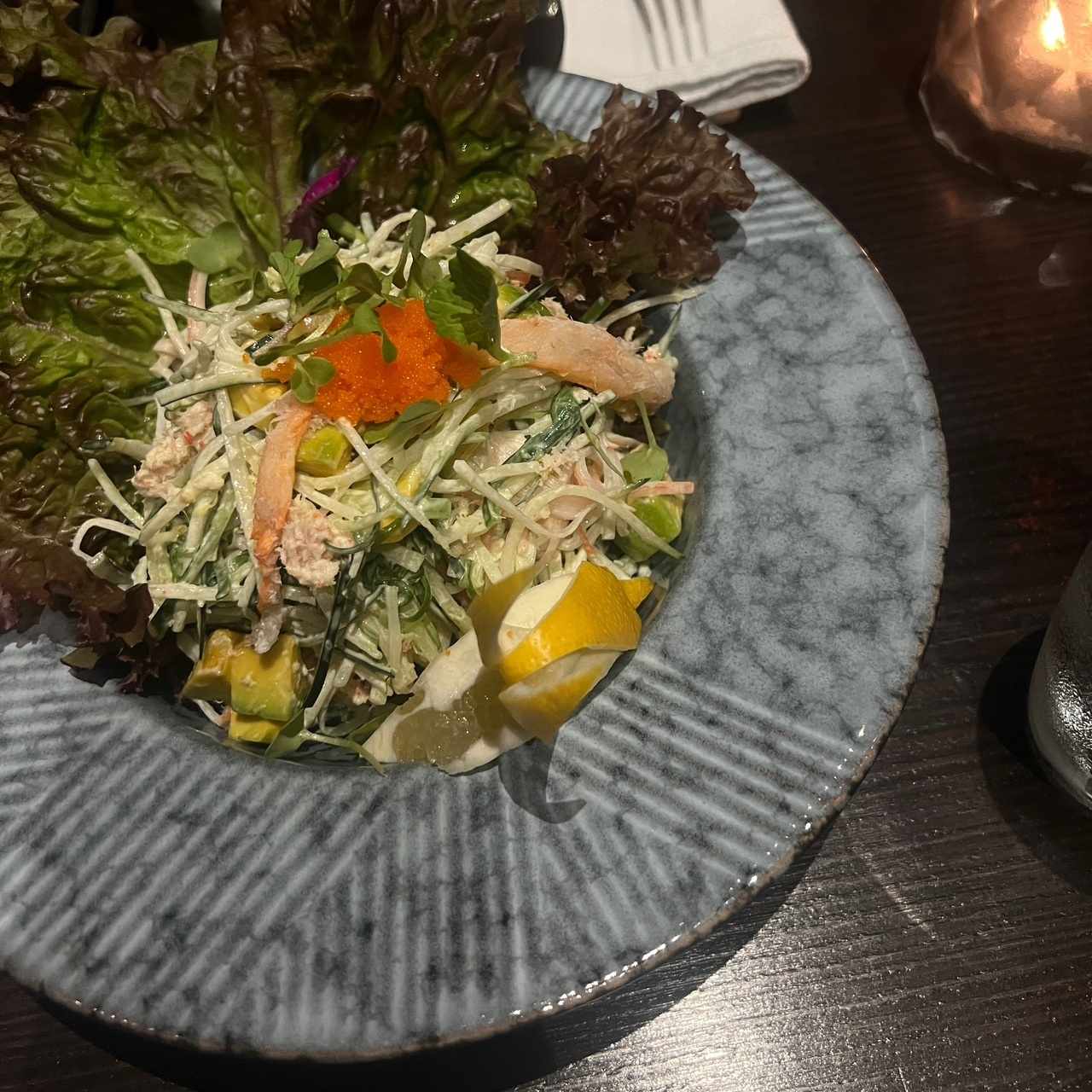 ENTRIES - KING CRAB SALAD