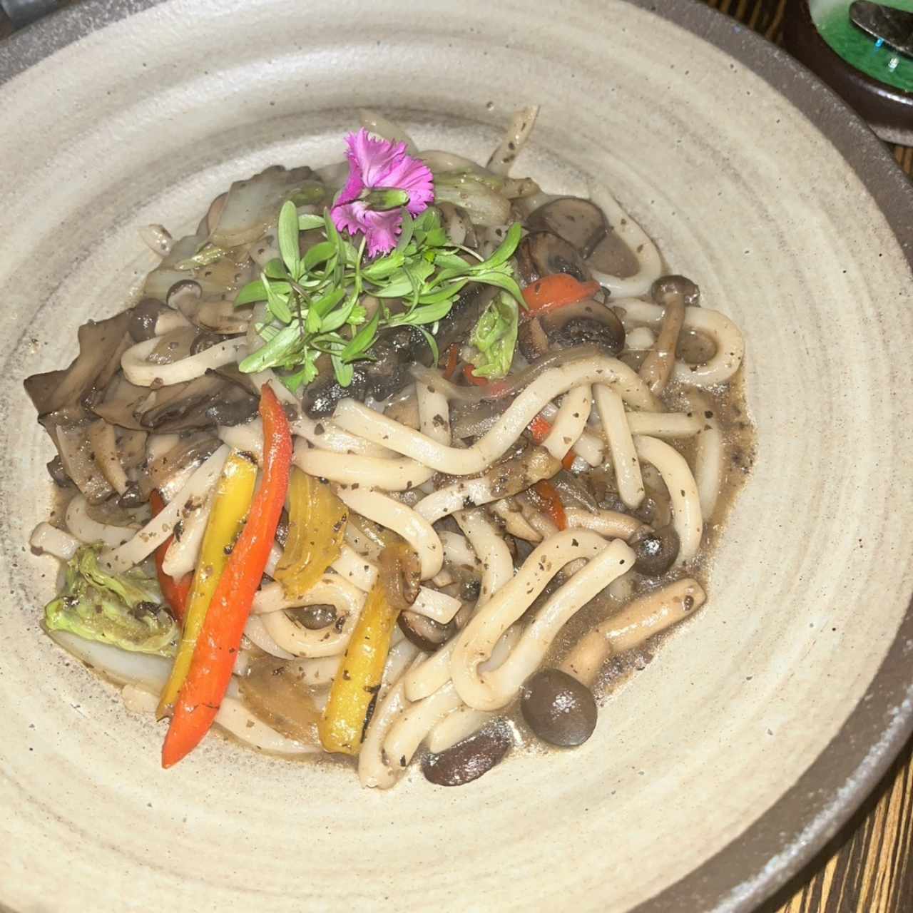 Udon vegetariano