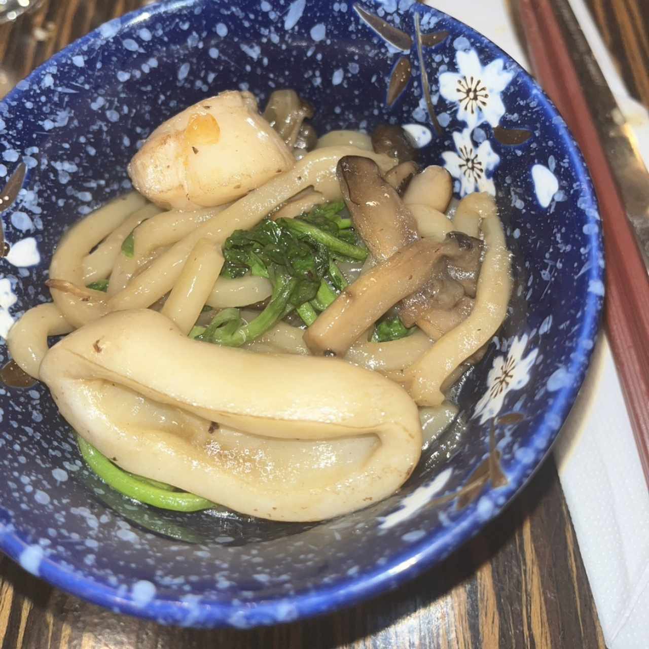 Udon de mariscos