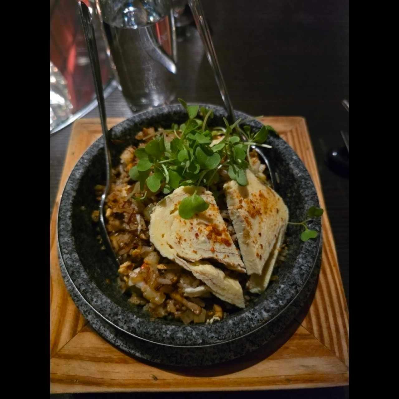 arroz con langostinos