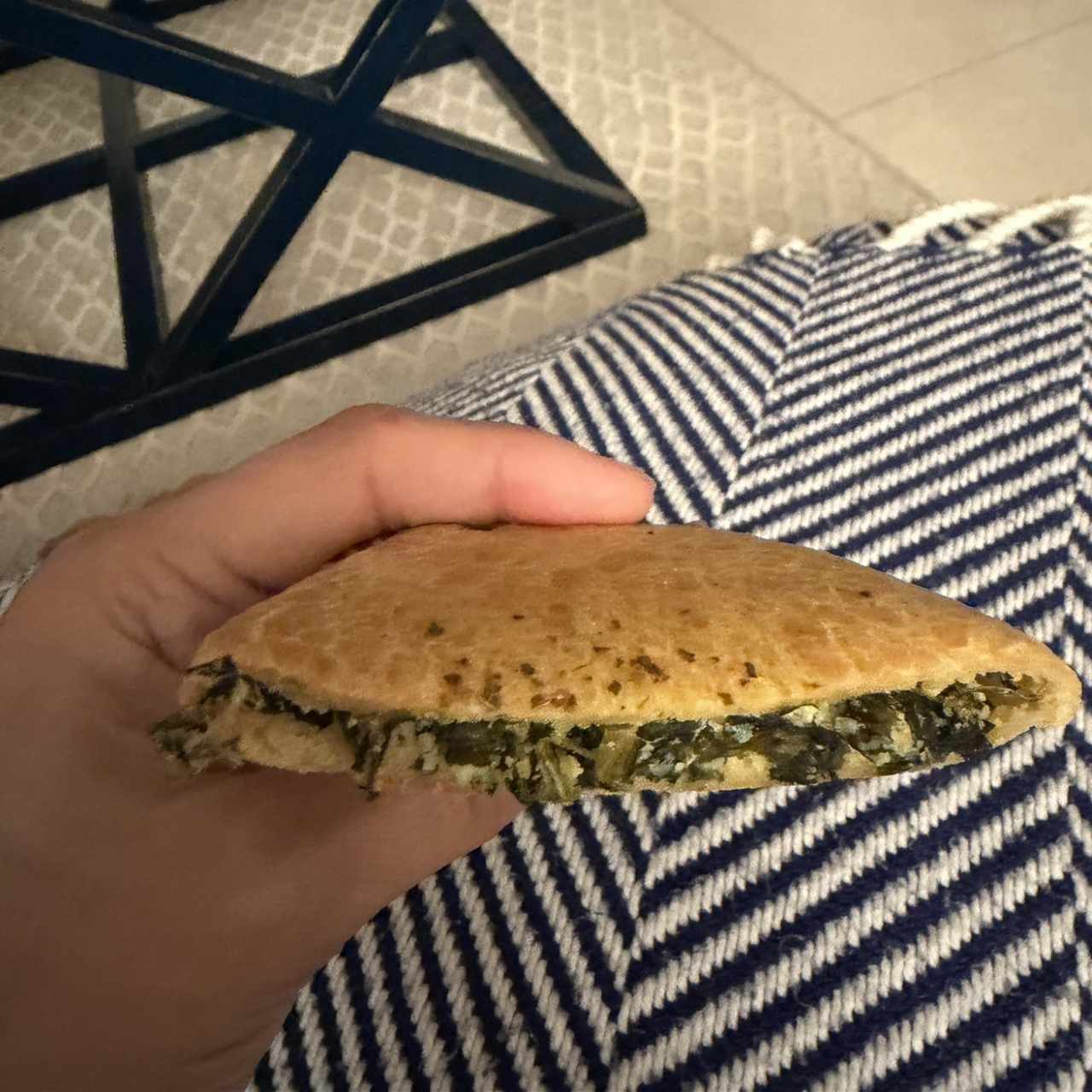 Empanada de Espinaca y queso Crema