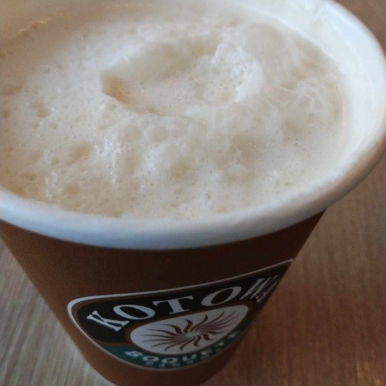 chocolate blanco caliente tamaño S 