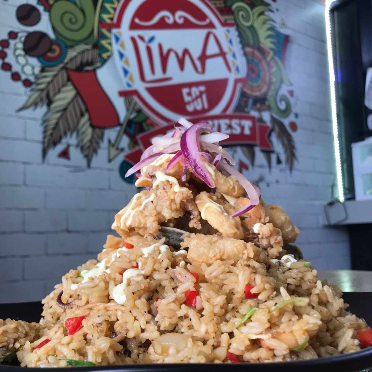 Arroz Chaufa Especial de Mariscos