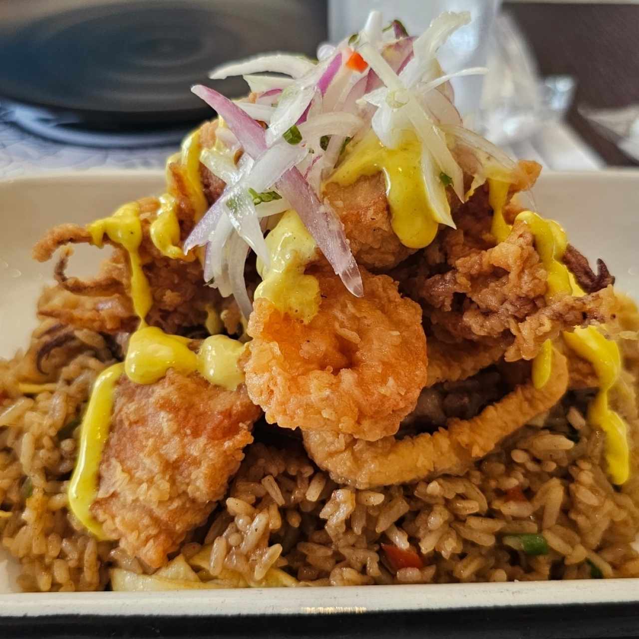 Arroz Chaufa de Mariscos Especial